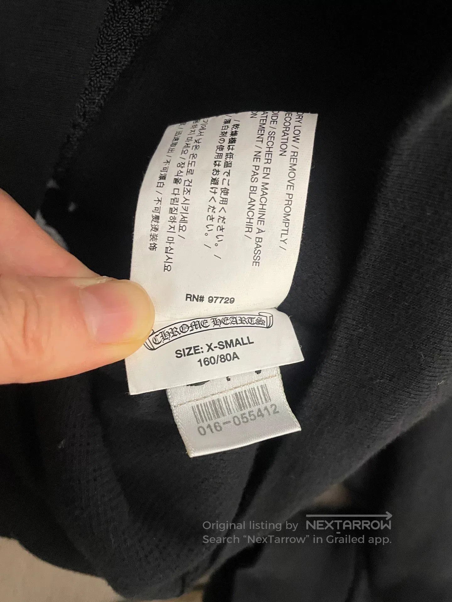 Chrome Hearts Chrome Hearts Bella Collaborative Black Cropped Hoodie. Size US XS / EU 42 / 0 - 4 Thumbnail