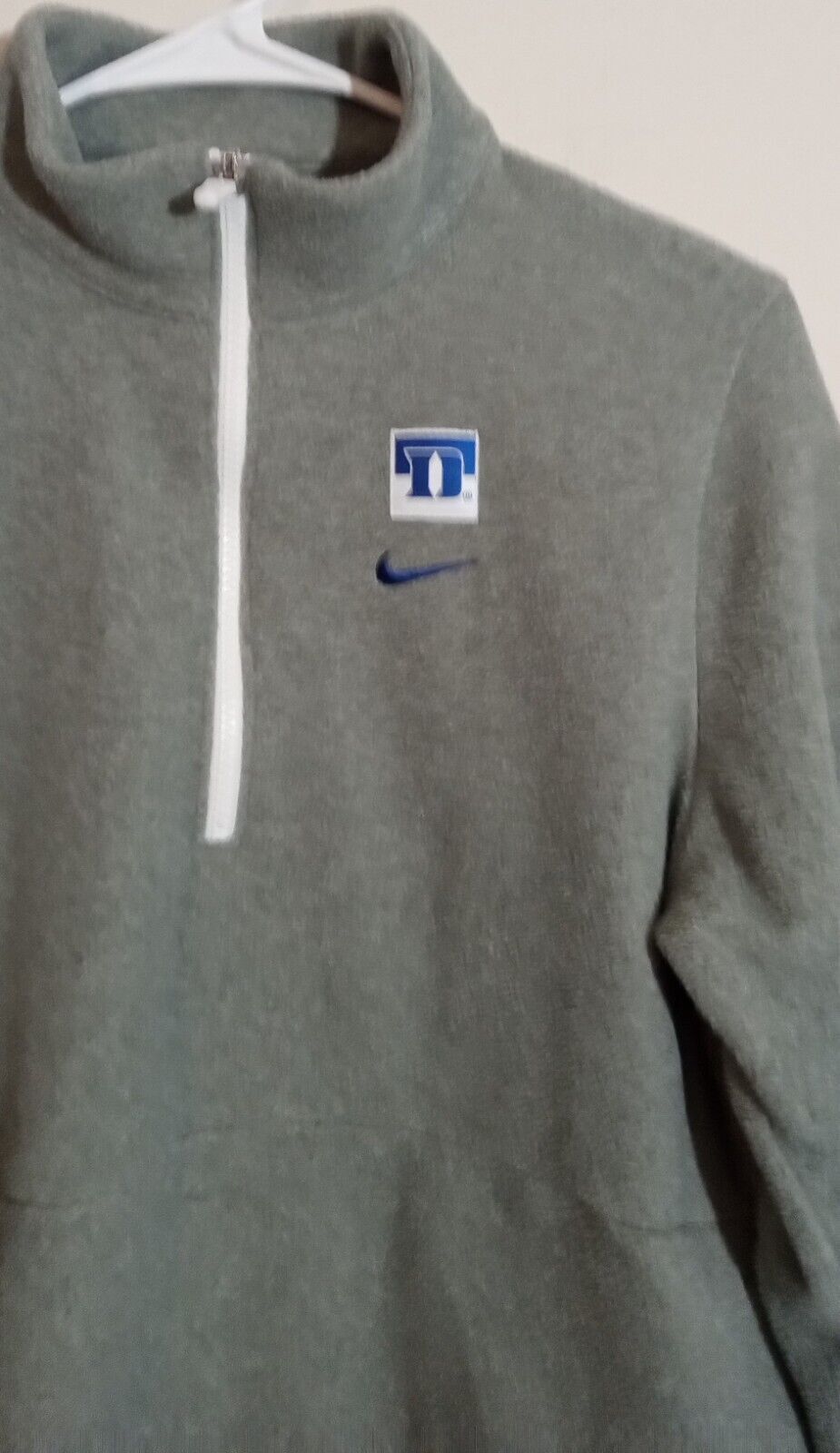 Nike Duke Blue Devils Nike Team Fleece 1/4 Zip XS Size XS / US 0-2 / IT 36-38 - 3 Thumbnail