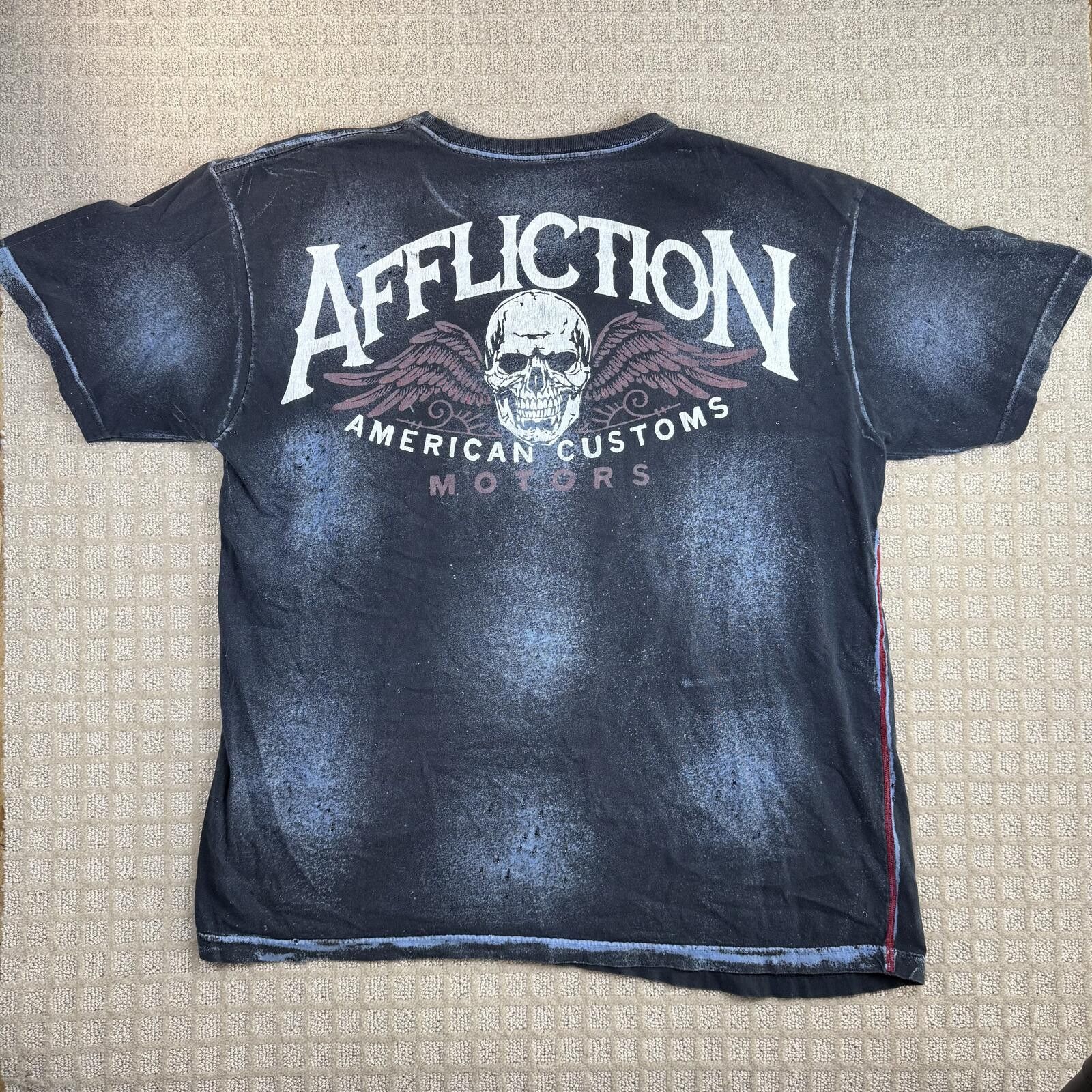 Affliction Y2K Affliction American Customs T Shirt 2XL Size US XXL / EU 58 / 5 - 6 Thumbnail