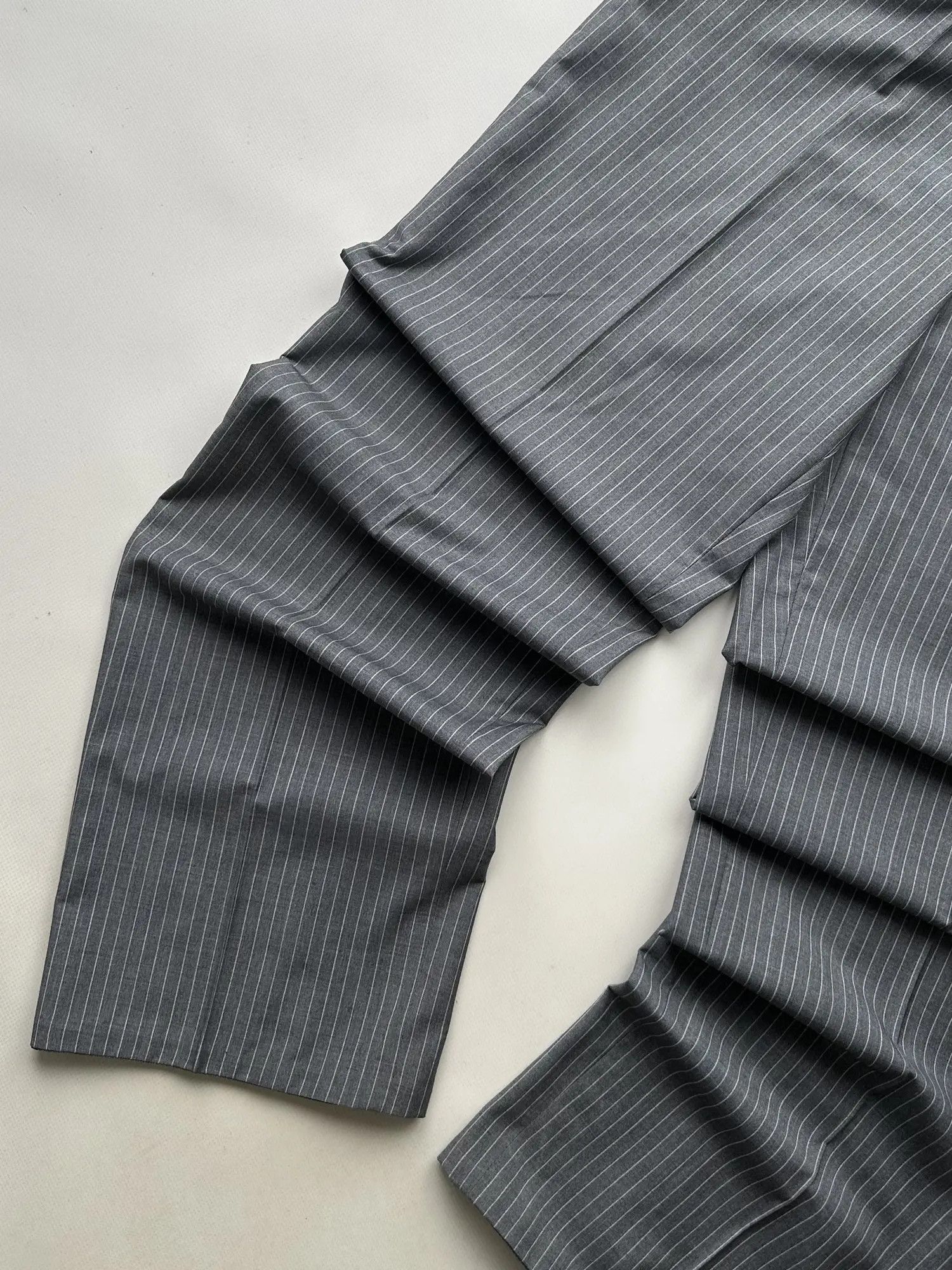 Armani Armani Collezioni Vintage Striped Wool Pants Size US 36 / EU 52 - 3 Thumbnail