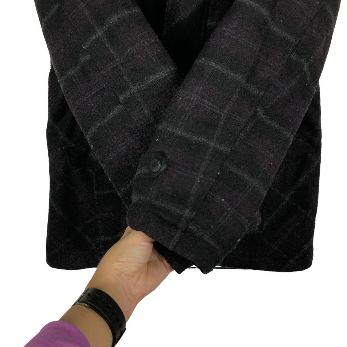 In The Attic 🔥Punk Jacket Mink Fur Hoodie In The Attic Tartan Design Size US L / EU 52-54 / 3 - 12 Thumbnail