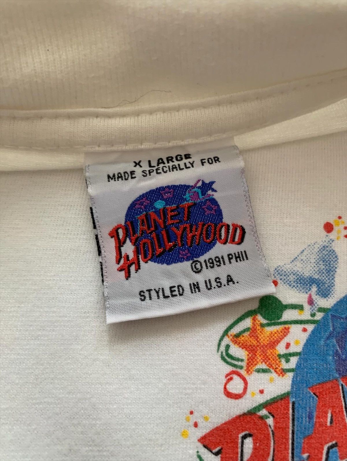 Planet Hollywood Vintage 1996 Planet Hollywood Celebrity Edition Size US XL / EU 56 / 4 - 3 Thumbnail