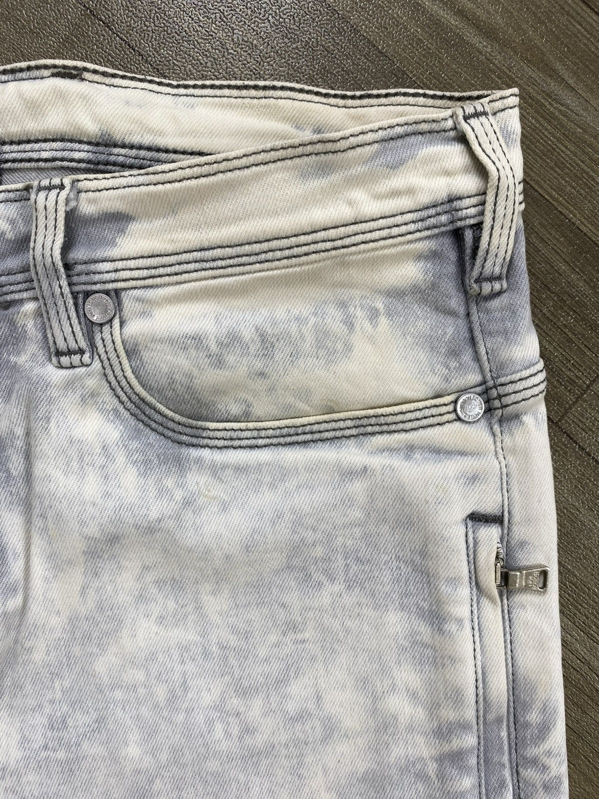Neil Barrett Vintage Neil Barret Mud Max Punk Acid Wash Lgb Luxury Jeans Size US 30 / EU 46 - 7 Thumbnail