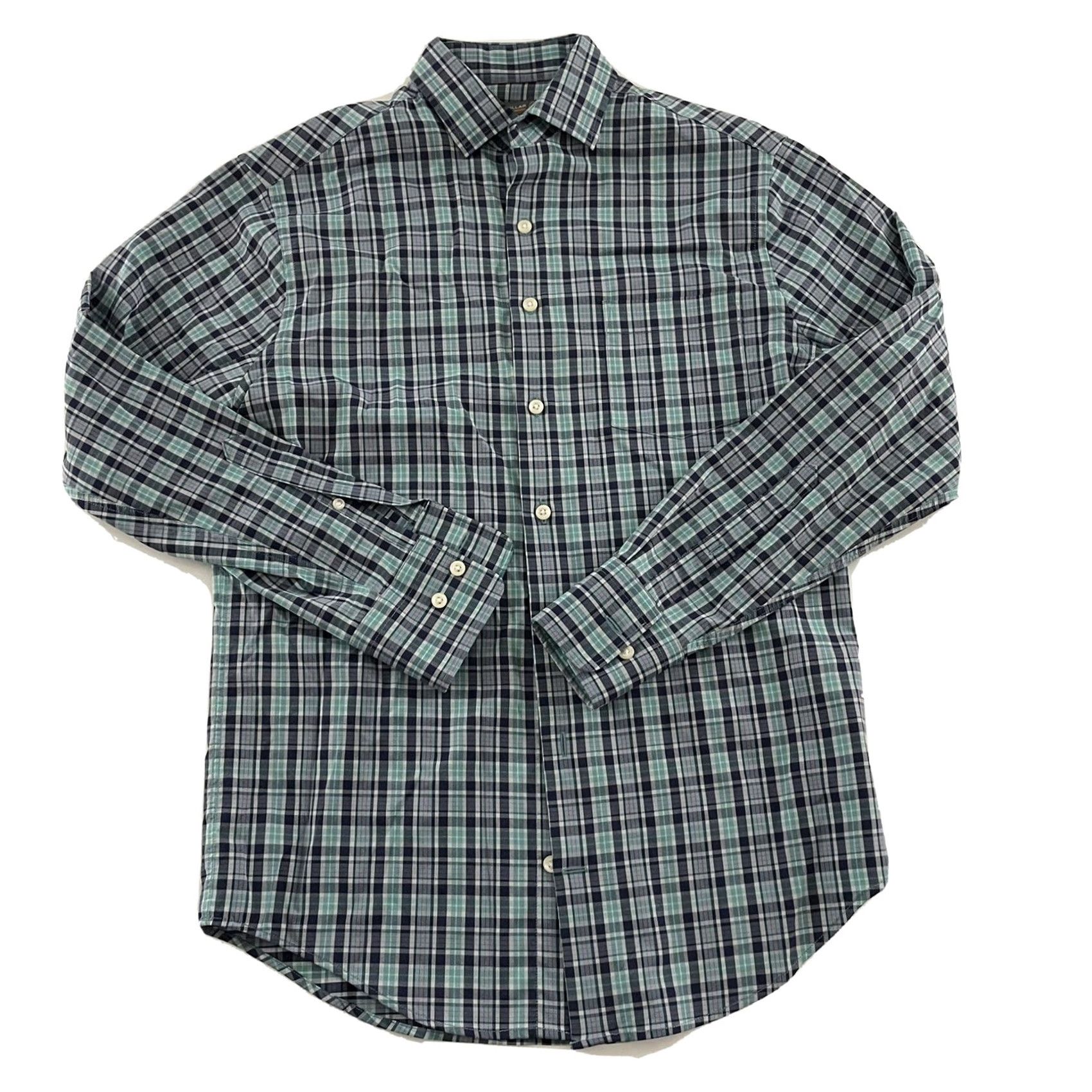 Peter Millar Peter Millar Summer Comfort Plaid Long Sleeve Button-Up Shirt Mens S Blue Multicolor Shirt Mens Small Blue Plaid Long Sleeve Button-Up Size US S / EU 44-46 / 1 - 2 Thumbnail