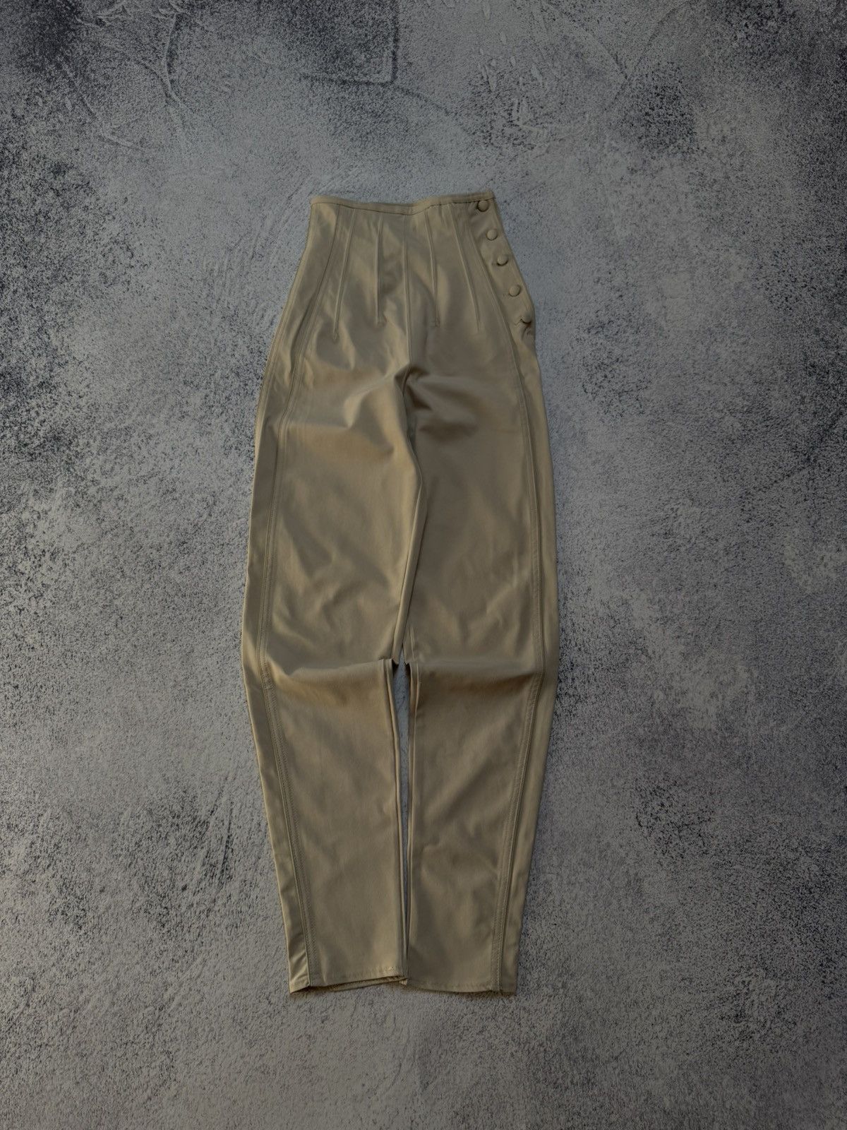 Marithe + Francois Girbaud Archive Rick Owens,LGB Opium Style High Corset Pants Size 27" / US 4 / IT 40 - 2 Thumbnail