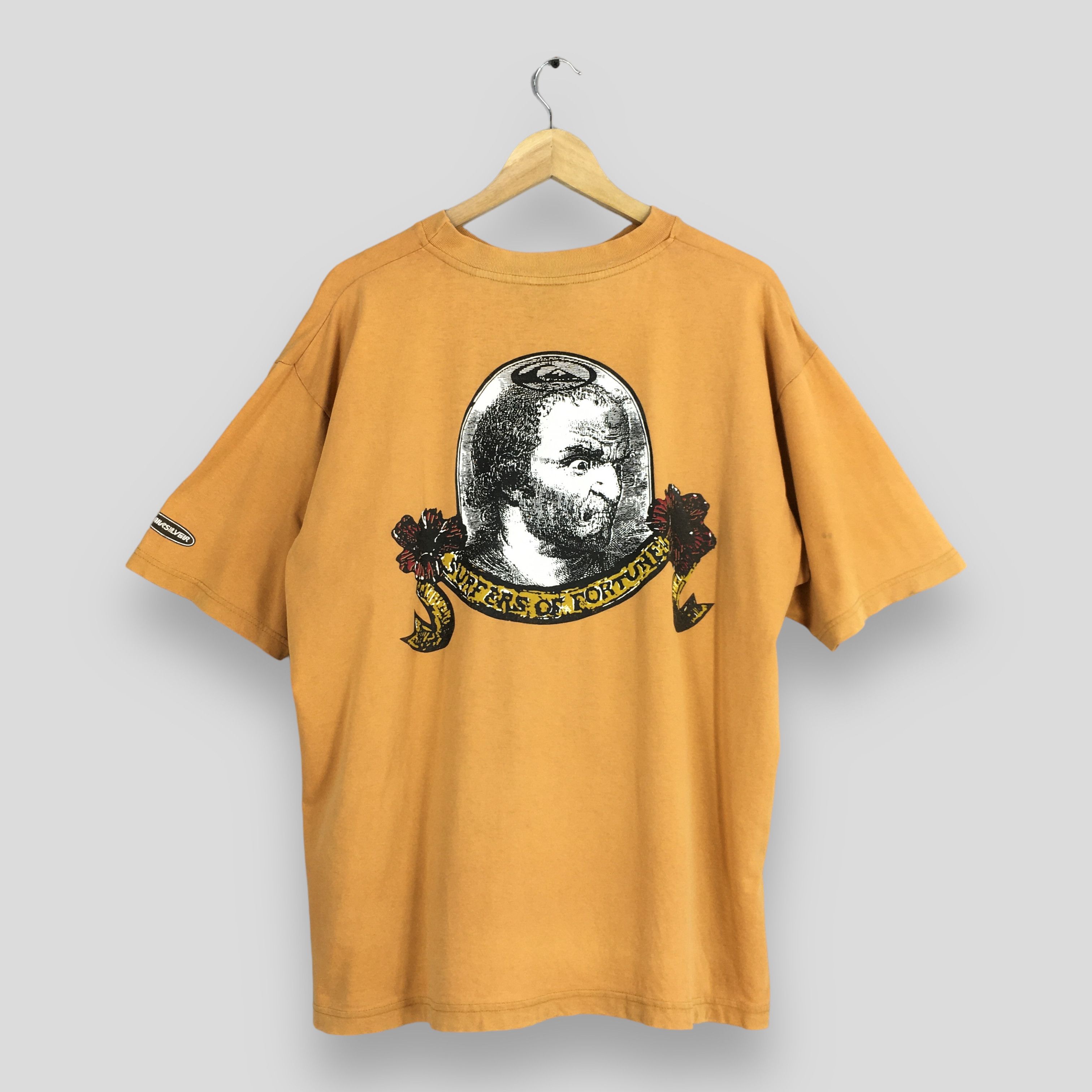 Quiksilver × Vintage Vintage 90s Quiksilver Surfers Of Fortune T shirt XLarge Size US XL / EU 56 / 4 - 6 Thumbnail