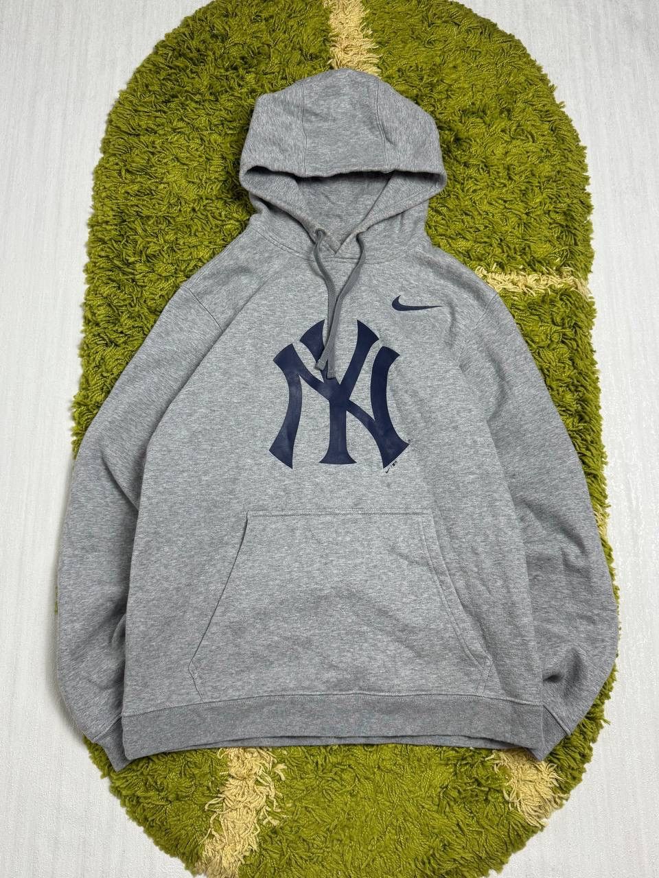 Nike Vtg Y2K Nike New York Yankees Hoodie sweater swoosh knicks Size US L / EU 52-54 / 3 - 1 Thumbnail