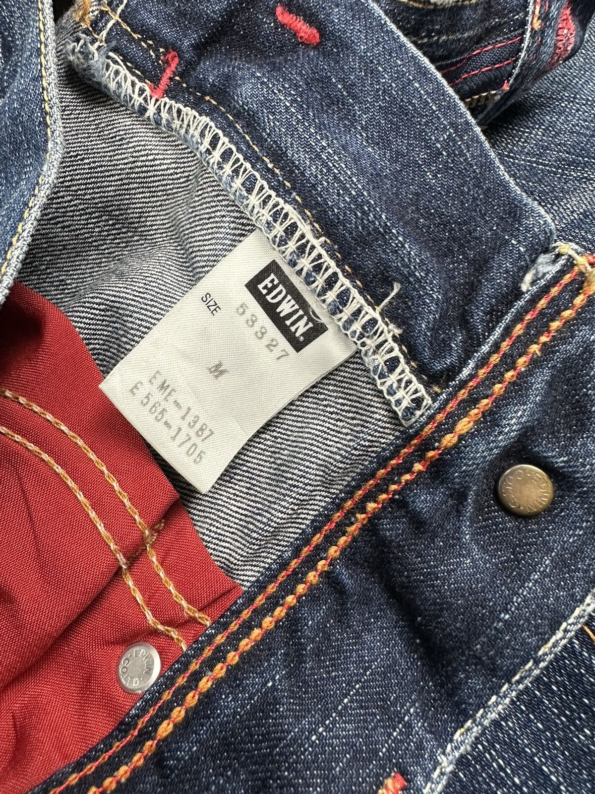 Edwin 🔥Flared🔥 Vintage Edwin Twist Leg With Buckle Back Denim Size US 32 / EU 48 - 12 Thumbnail