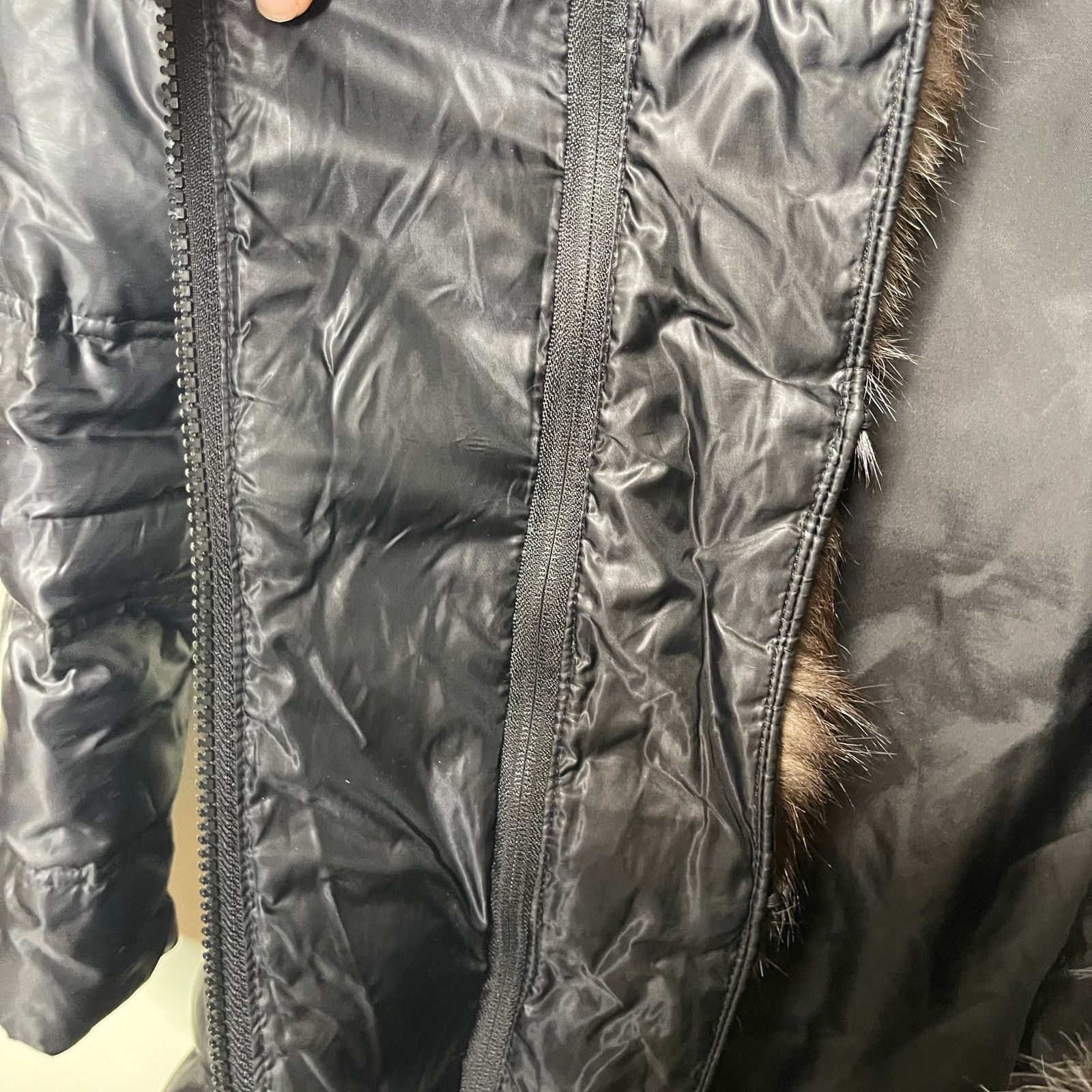 Other Dawn Levy black down filled coat with real fox fur trim XS Size XS / US 0-2 / IT 36-38 - 11 Thumbnail