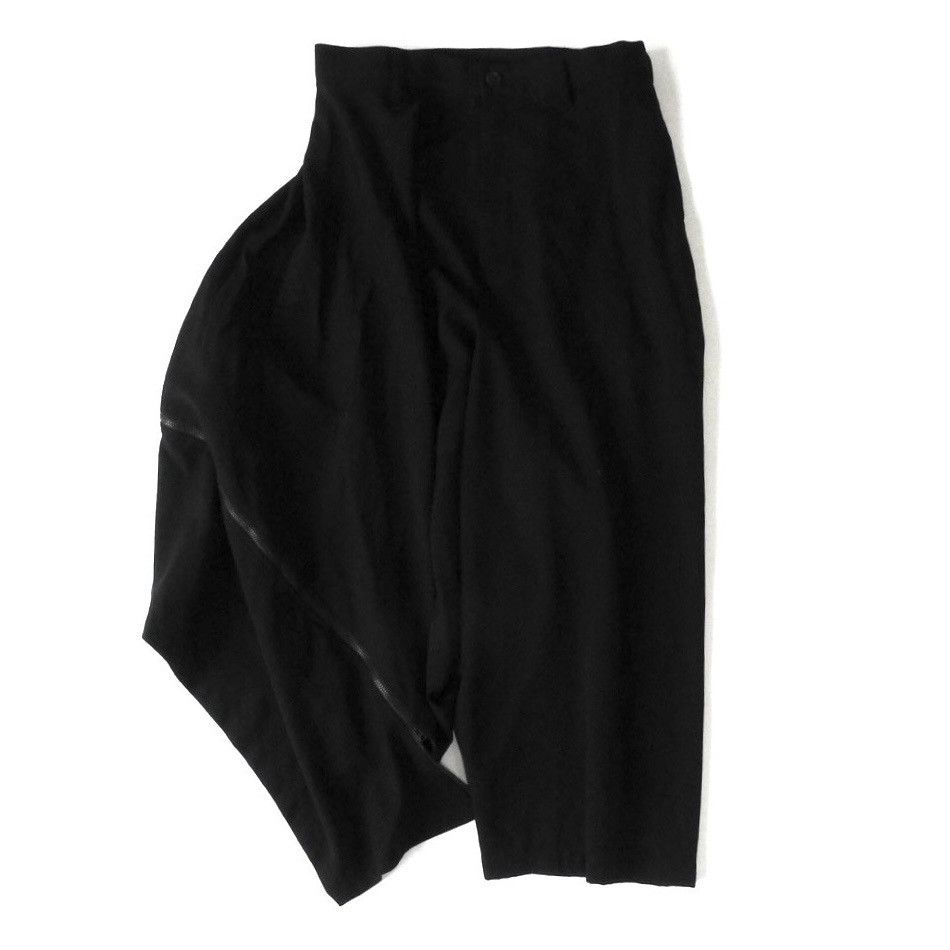 Yohji Yamamoto B Yohji Yamamoto AW18 Zip-Up Double Fastener Skirt Pants |  Grailed