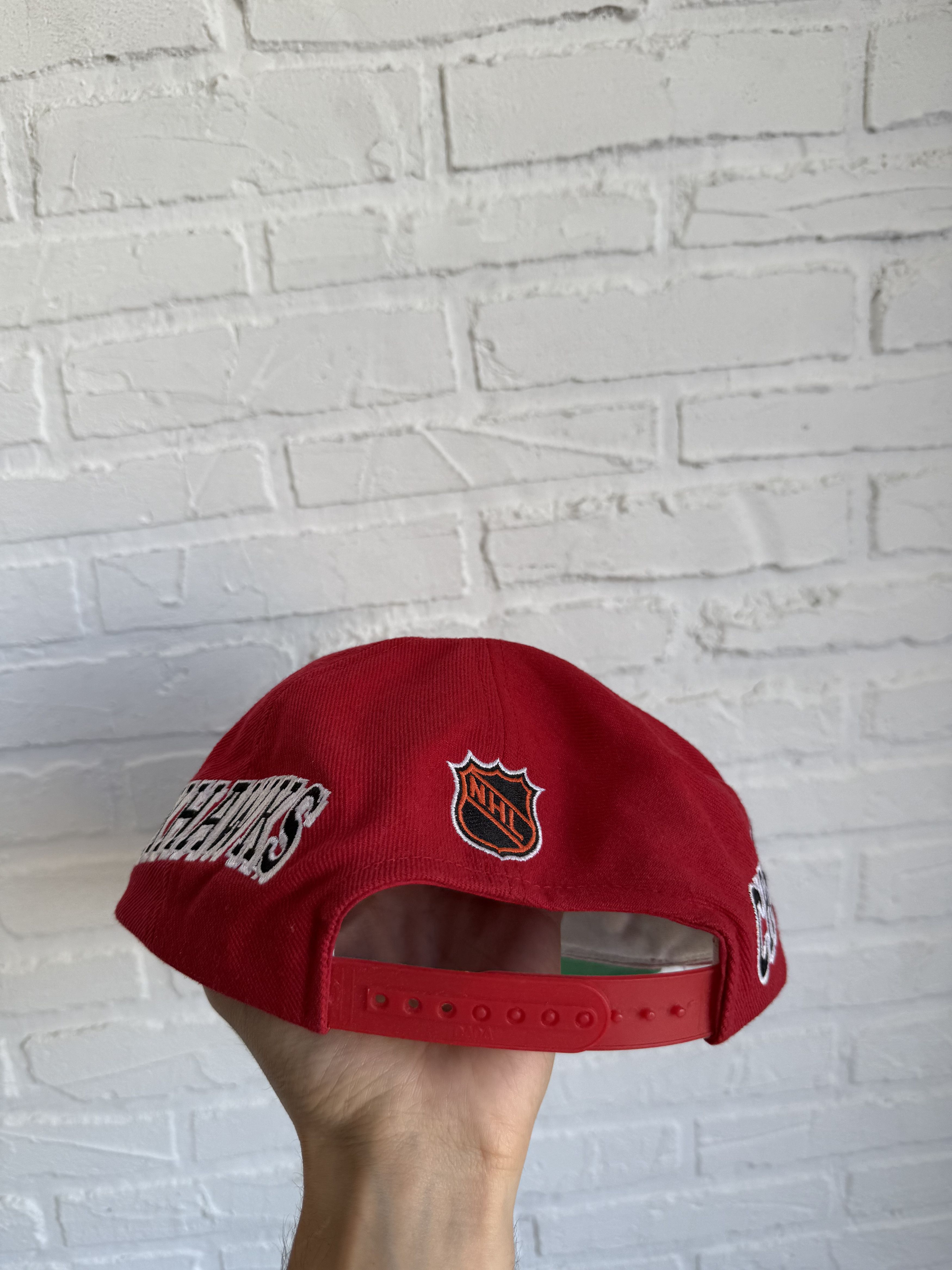 NFL Vintage 90s Chicago Blackhawks Nfl cap Size ONE SIZE - 3 Thumbnail