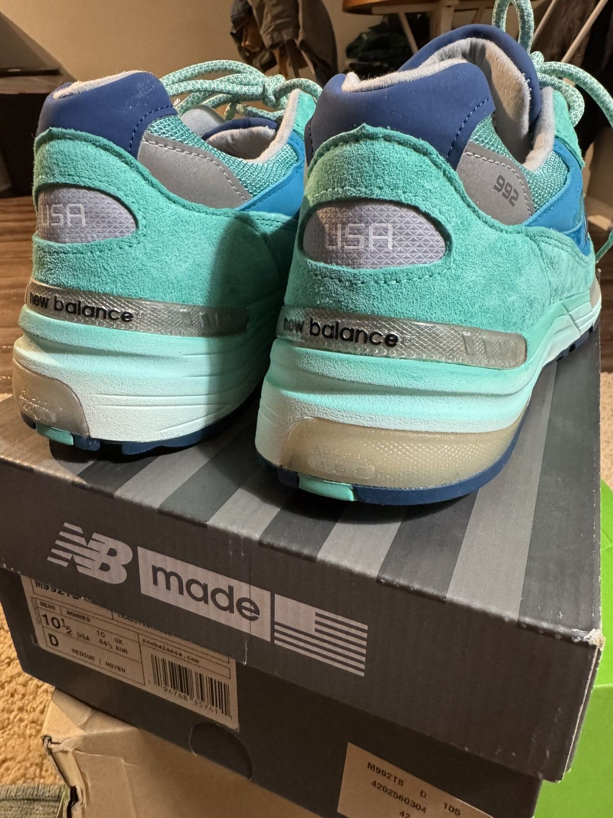 New Balance New Balance 992 size 10.5 Size US 10.5 / EU 43-44 - 4 Thumbnail