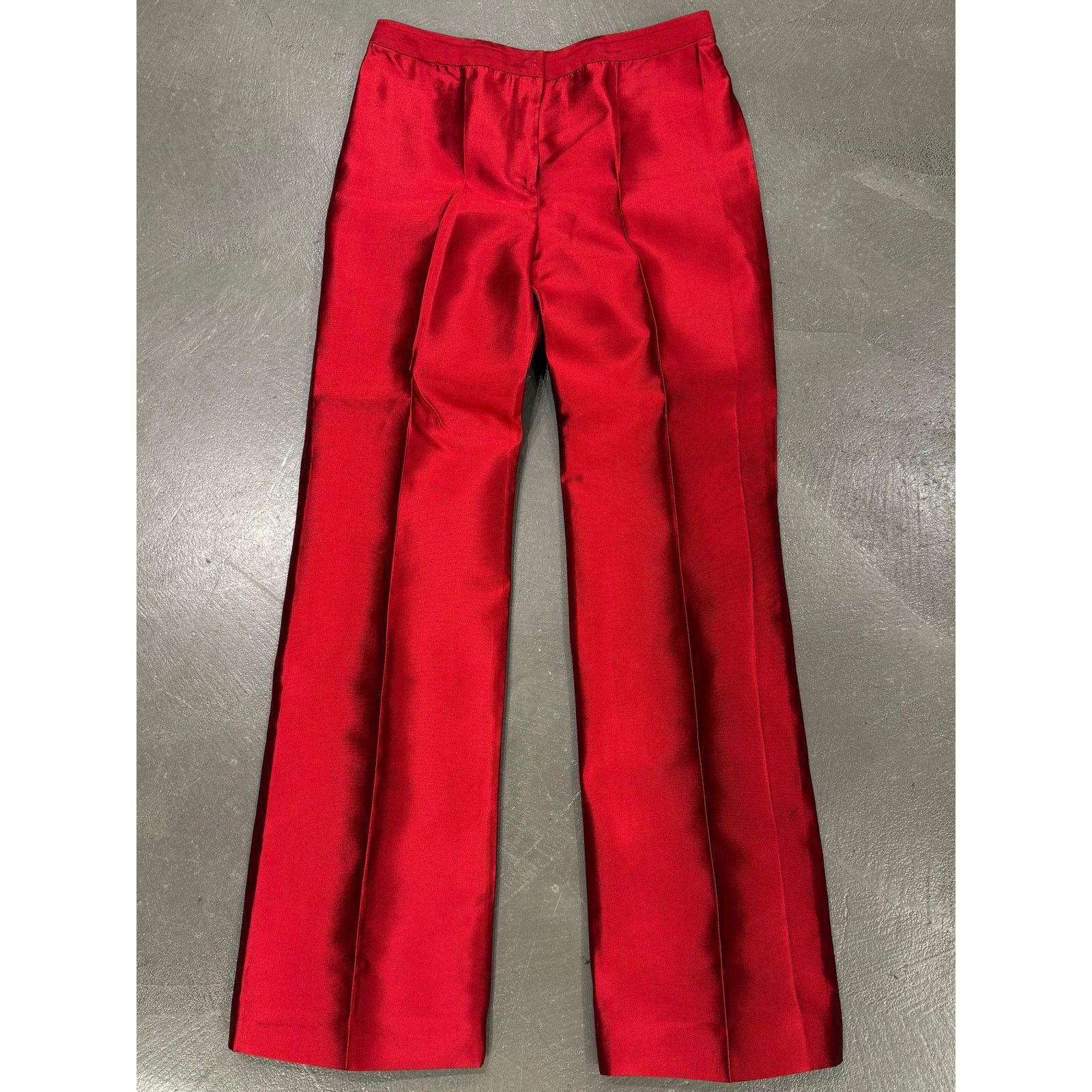 Versace 1990s Gianni Versace iridescent flared silk pants Size 27" / US 4 / IT 40 - 1 Thumbnail