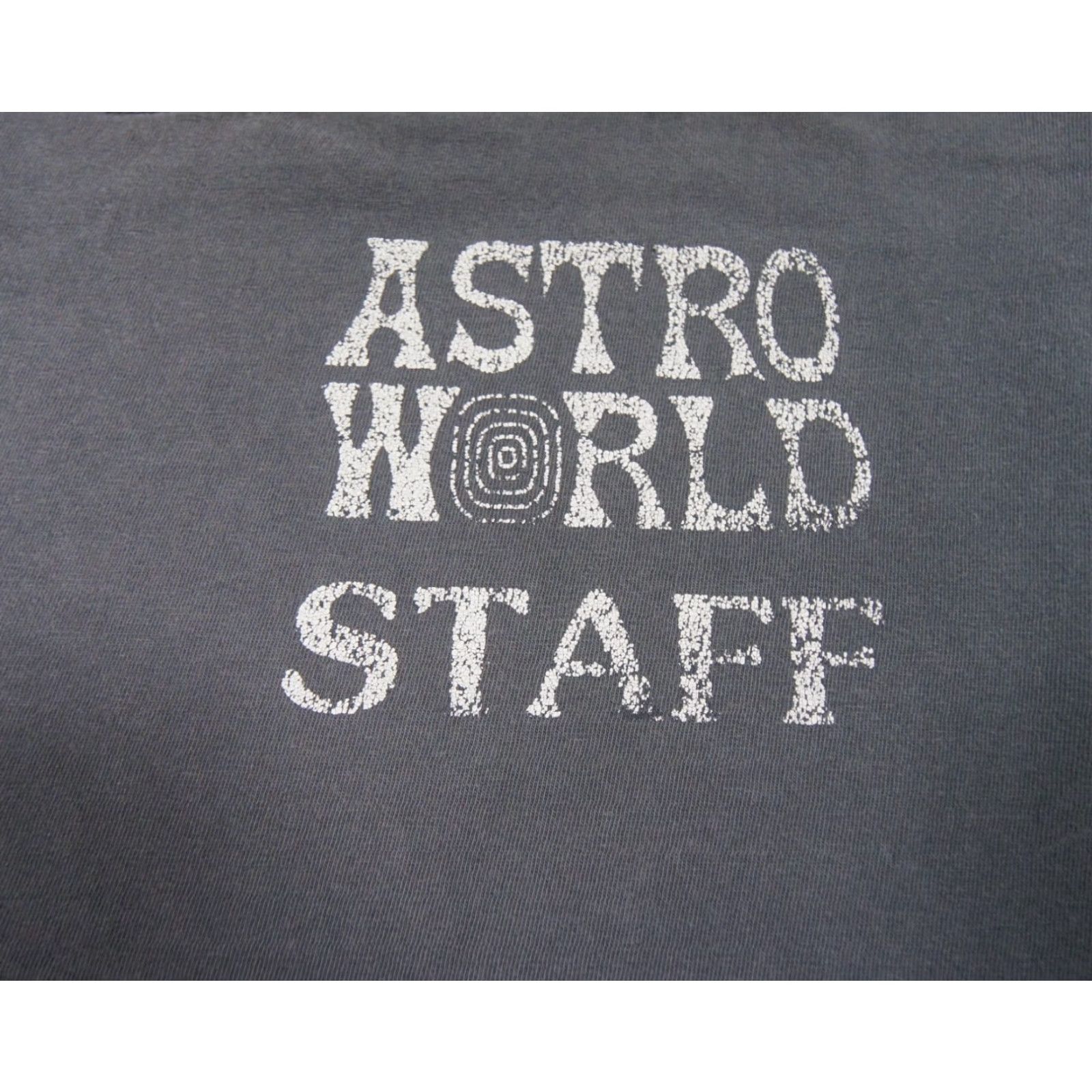Travis Scott VINTAGE Astro World T-Shirt Mens Medium Gray Rap Hip Hop Travis Scott Staff Tee All Seasons Size US M / EU 48-50 / 2 - 2 Thumbnail