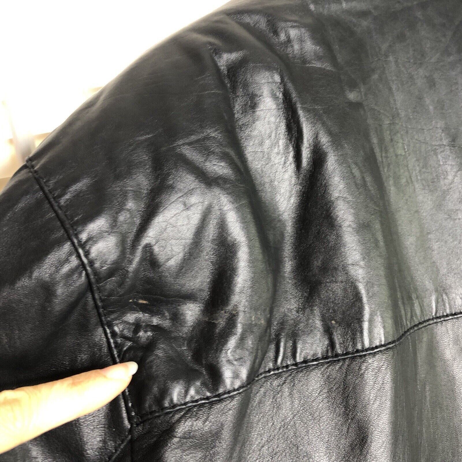 Other Se-ka Men Black Soft Lamb Leather Jacket Size XL Full zip Size US XL / EU 56 / 4 - 11 Thumbnail