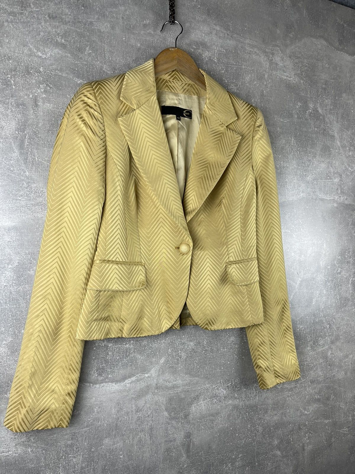 Just Cavalli Just Cavalli Tailored Jacket and Pants Suit Late 2000s Gold Size M / US 6-8 / IT 42-44 - 4 Thumbnail