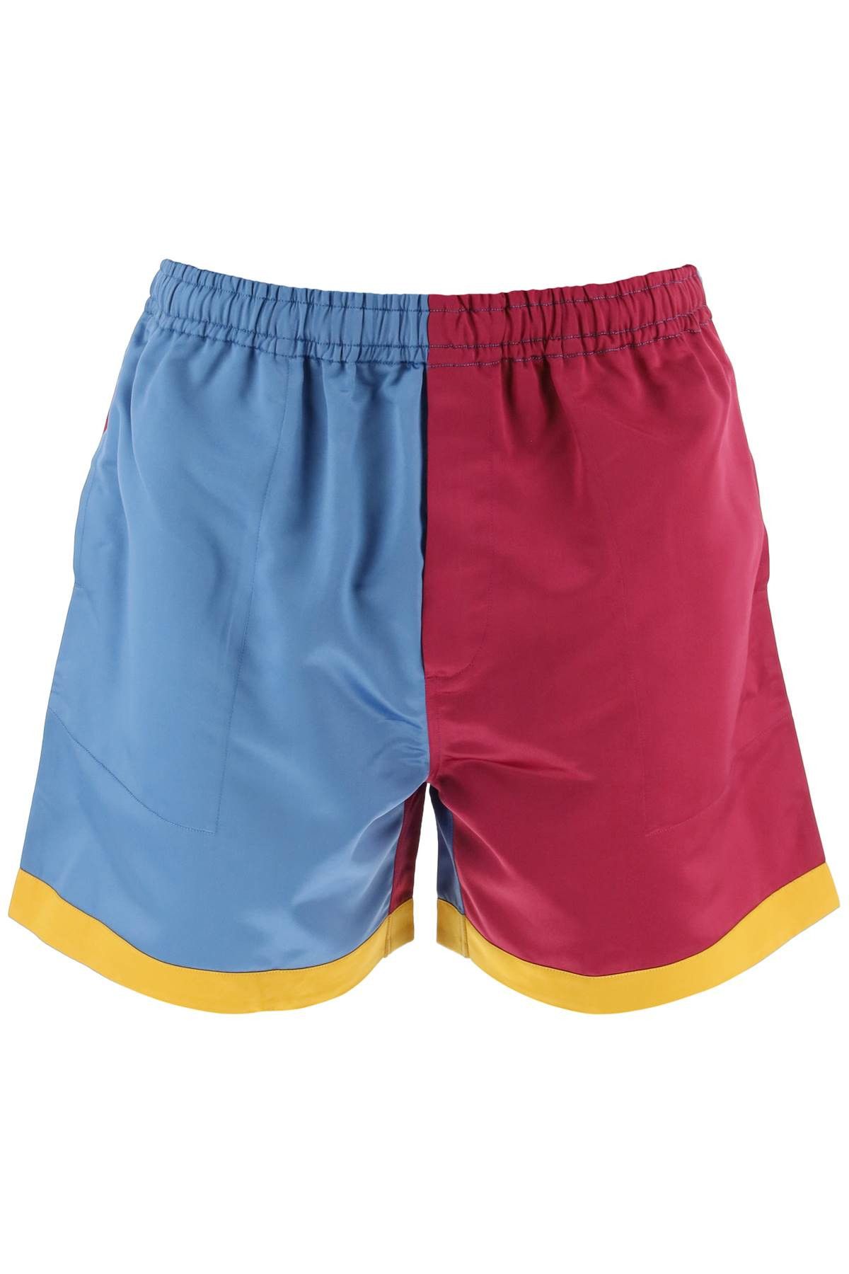 image of Bode Champ Color-Block Shorts in Viola, Men's (Size 30)