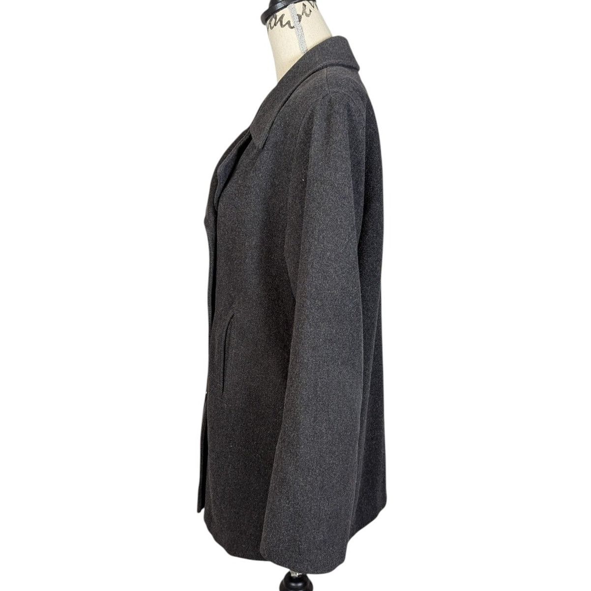 Other J. Percy Double Breasted Peacoat Gray Size 10 Size L / US 10 / IT 46 - 3 Thumbnail