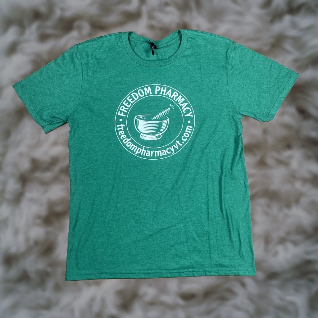 Vintage Very Important Tee T-Shirt Mens M Medium Green CrewNeck Freedom Pharmacy Size US M / EU 48-50 / 2 - 1 Thumbnail