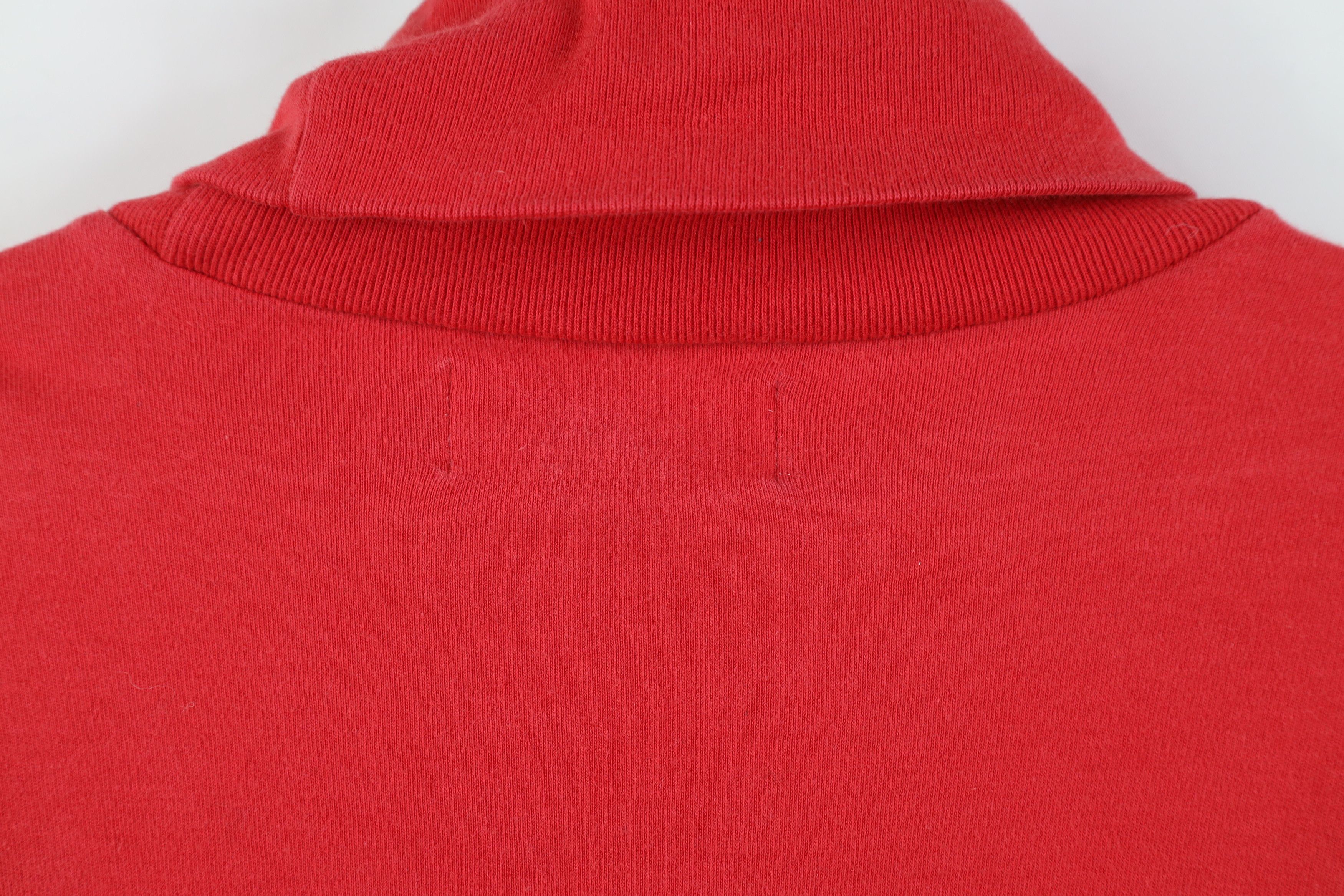 Ralph Lauren Vintage 80s 90s Ralph Lauren Cotton Turtleneck T-Shirt Red Size US M / EU 48-50 / 2 - 10 Thumbnail