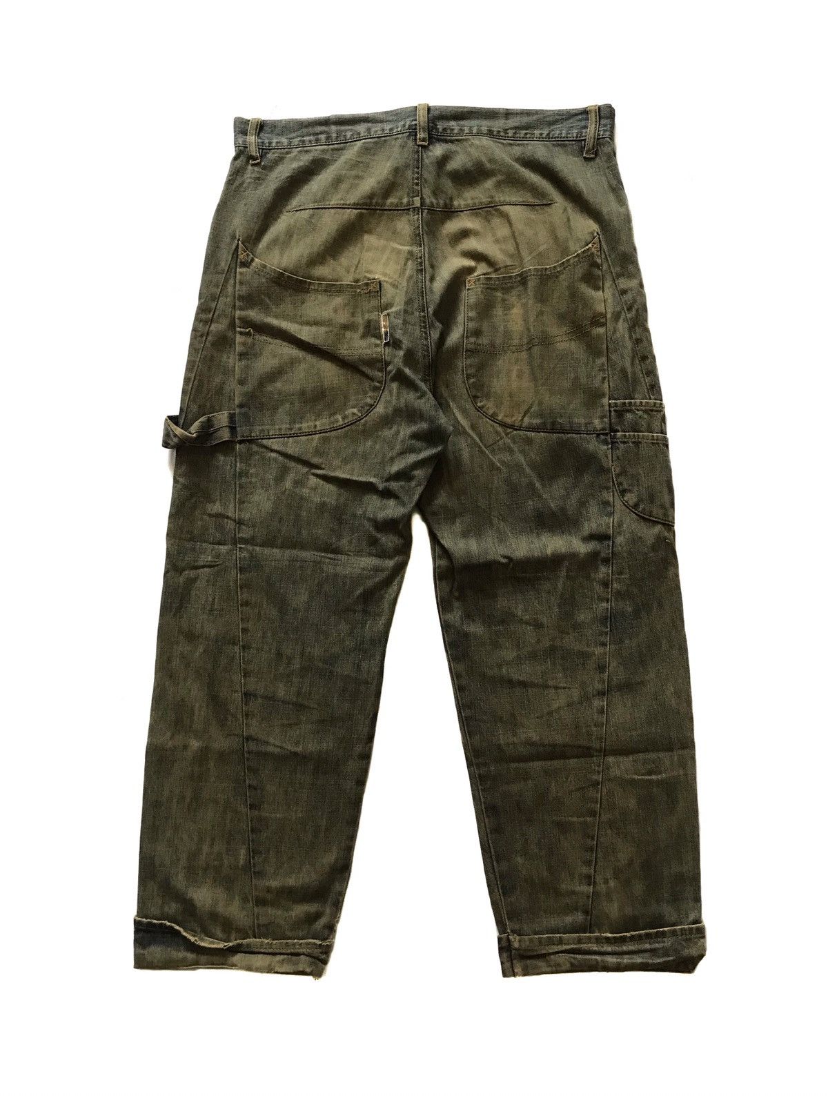 20471120 × Beauty Beast × Japanese Brand 2002 SPRING SUMMER PLUS BASIC BY REBIRTH WORKER TROUSER PANT Size US 31 - 1 Thumbnail