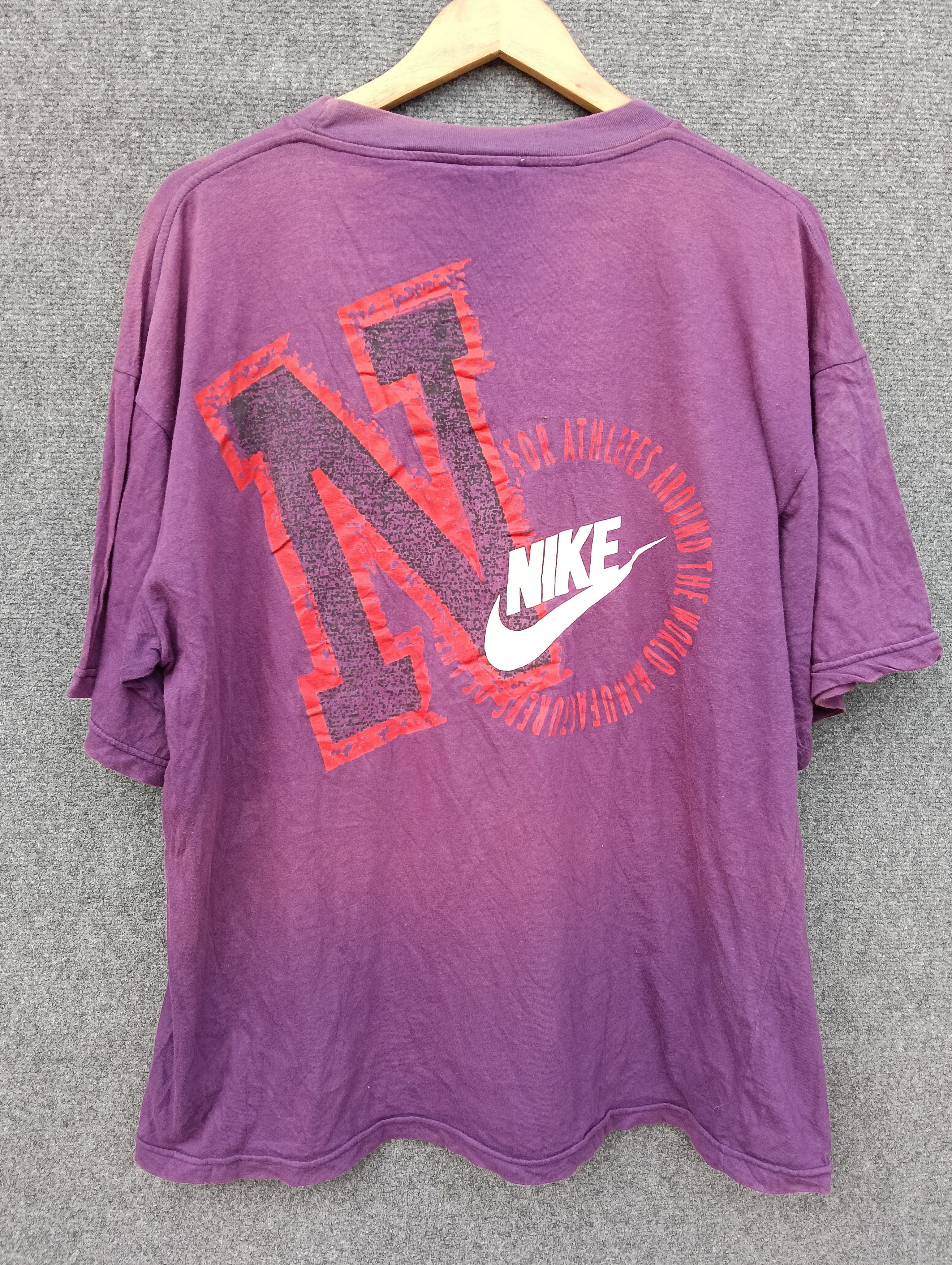 Nike Vintage Nike faded t-shirt Size US XL / EU 56 / 4 - 1 Thumbnail
