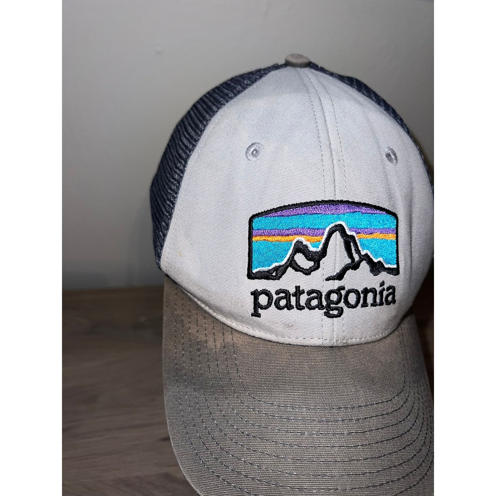 Patagonia Y2K Patagonia Outdoor Mountain Graphic Hat Stain Stained Size ONE SIZE - 2 Thumbnail