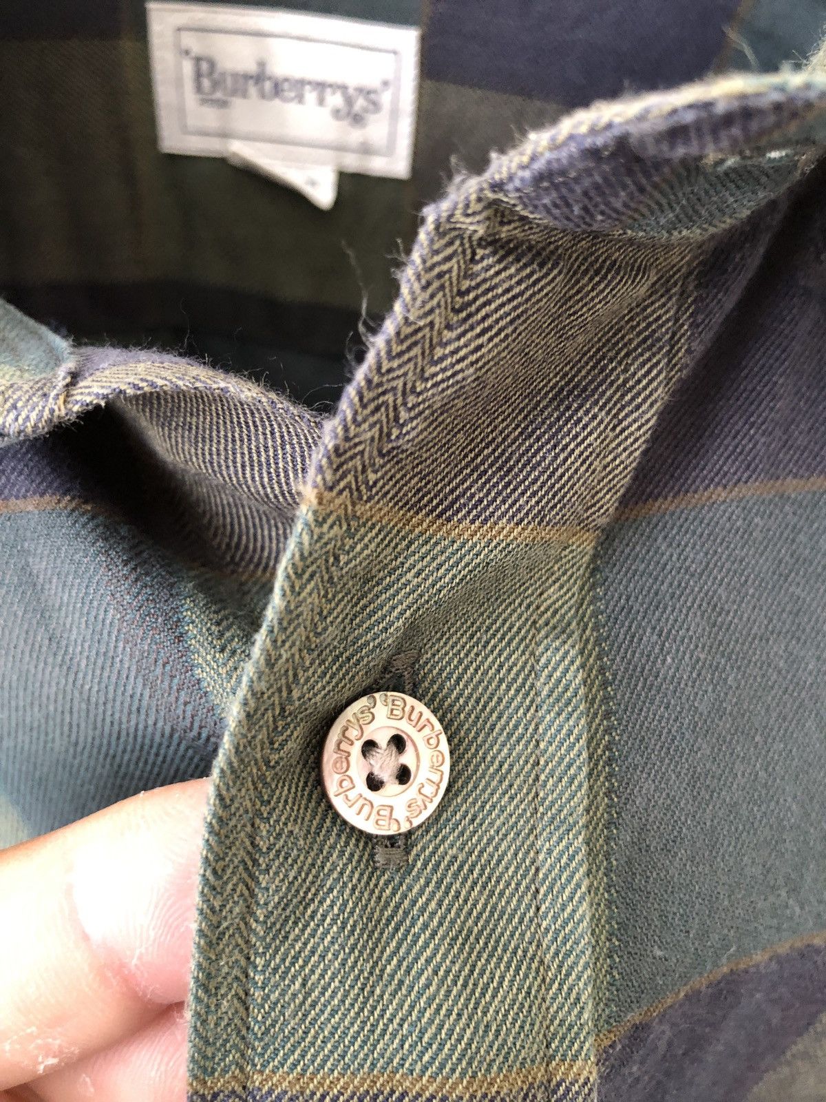 Burberry Vintage Burberry Button up Size US M / EU 48-50 / 2 - 5 Thumbnail