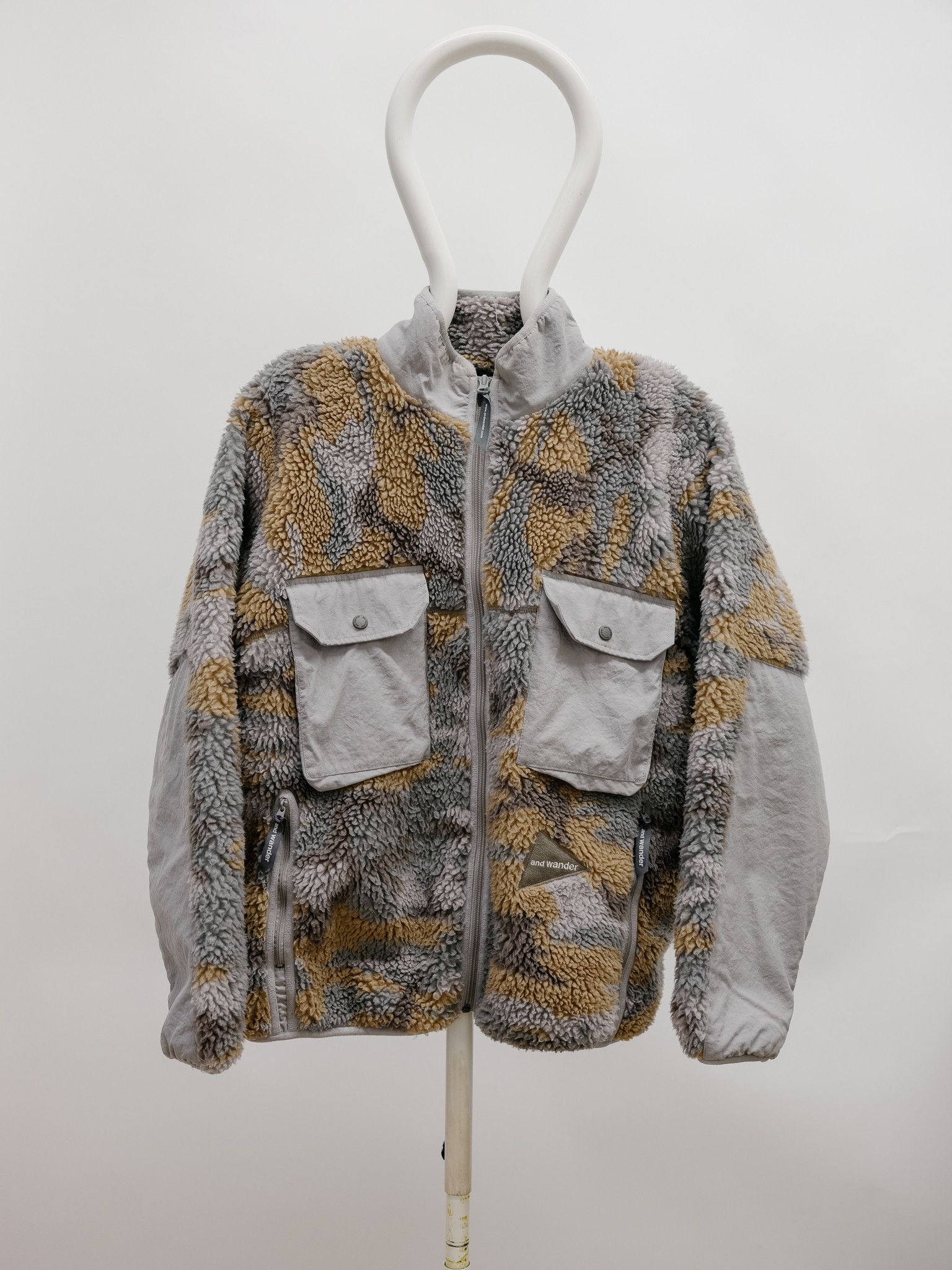 Shop and Wander Boa camouflage fleece jacket with Express Delivery
