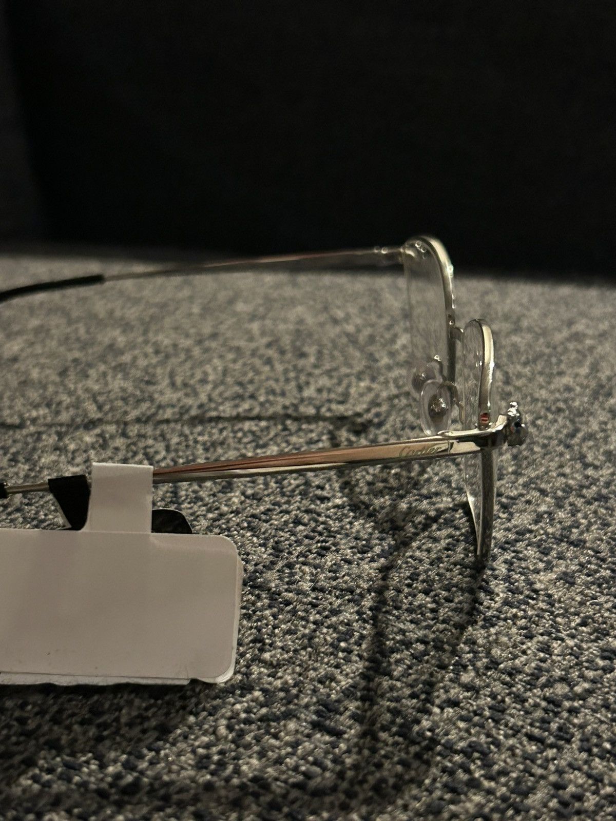 Cartier Cartier CT0209O 002 Silver Full-Rim Eyeglasses 55mm Size ONE SIZE - 5 Thumbnail