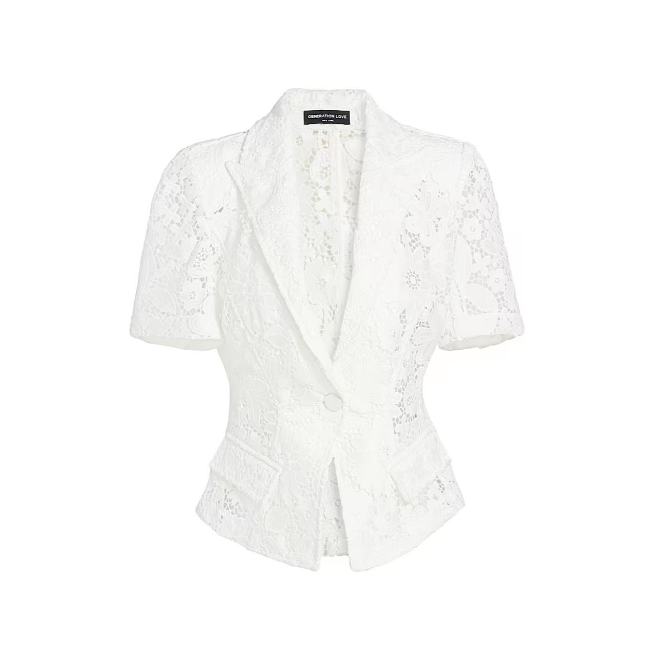 Generation Love Generation Love Melbourne Lace Blazer NWT White Size XL Sho Size XL / US 12-14 / IT 48-50 - 4 Thumbnail