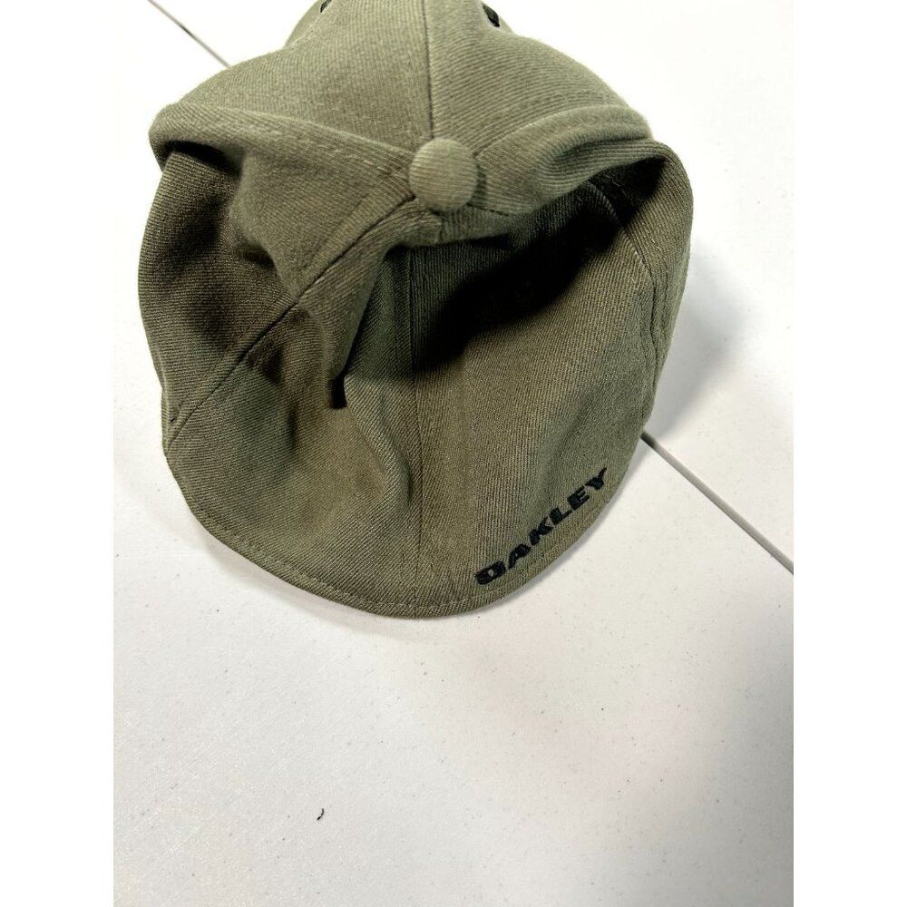 Oakley × Vintage Oakley Army Camo Embroidered Logo Spellout Fitted Hat Small Size ONE SIZE - 4 Thumbnail