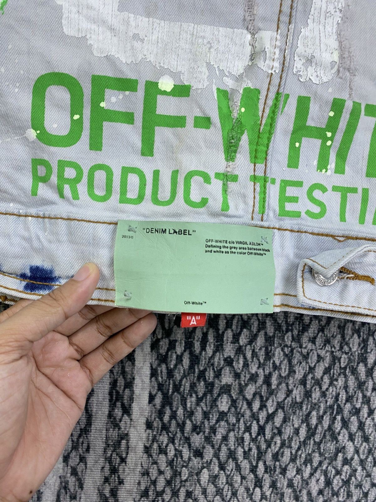Off-White 2013 OFF-WHITE c/o VIRGIL ABLOH Denim Jacket Size US S / EU 44-46 / 1 - 11 Thumbnail