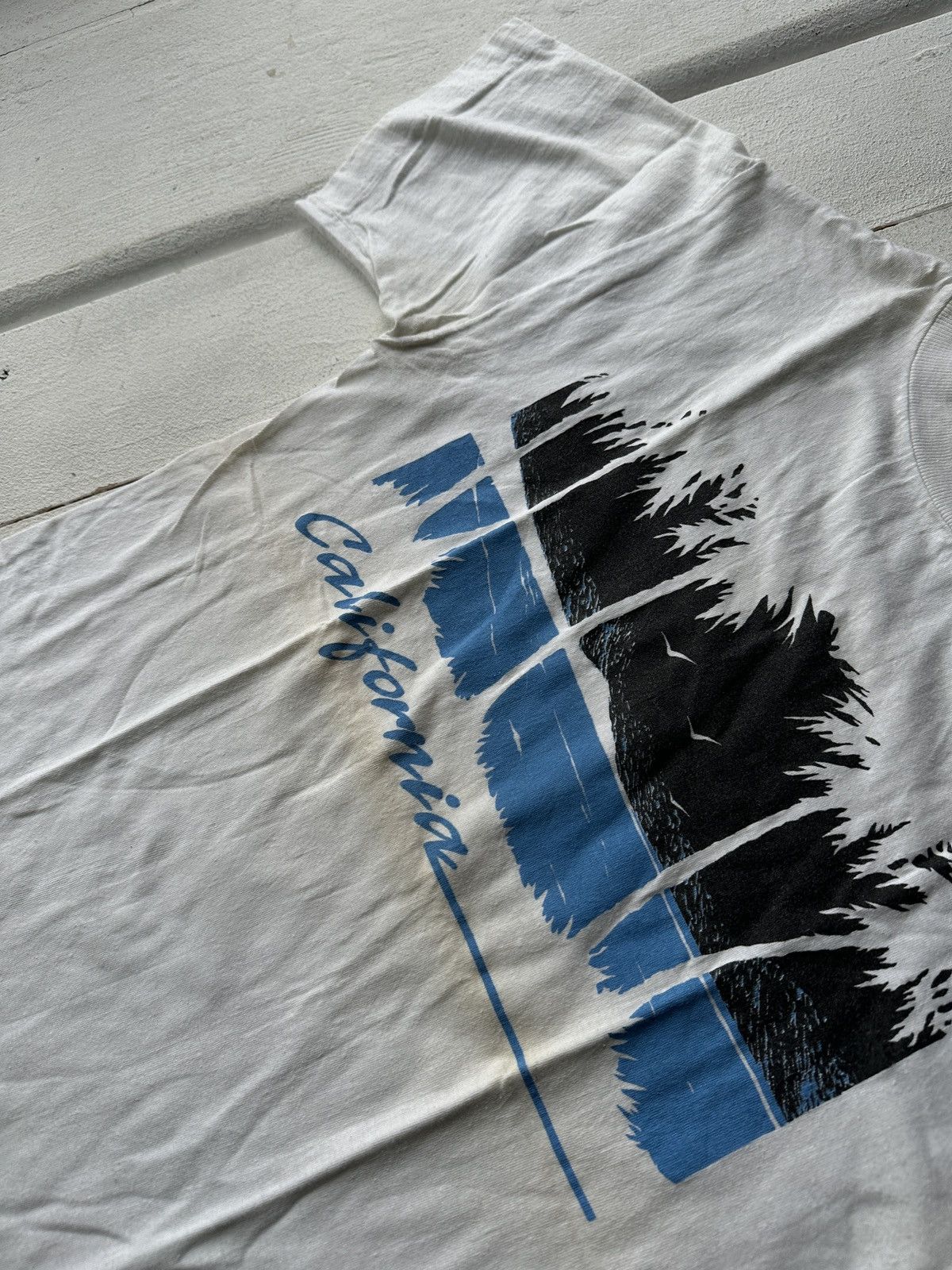 Vintage 🚨Rare Vintage CALIFORNIA SINGLE STITCH America USA Tee Shirt Size US S / EU 44-46 / 1 - 6 Thumbnail