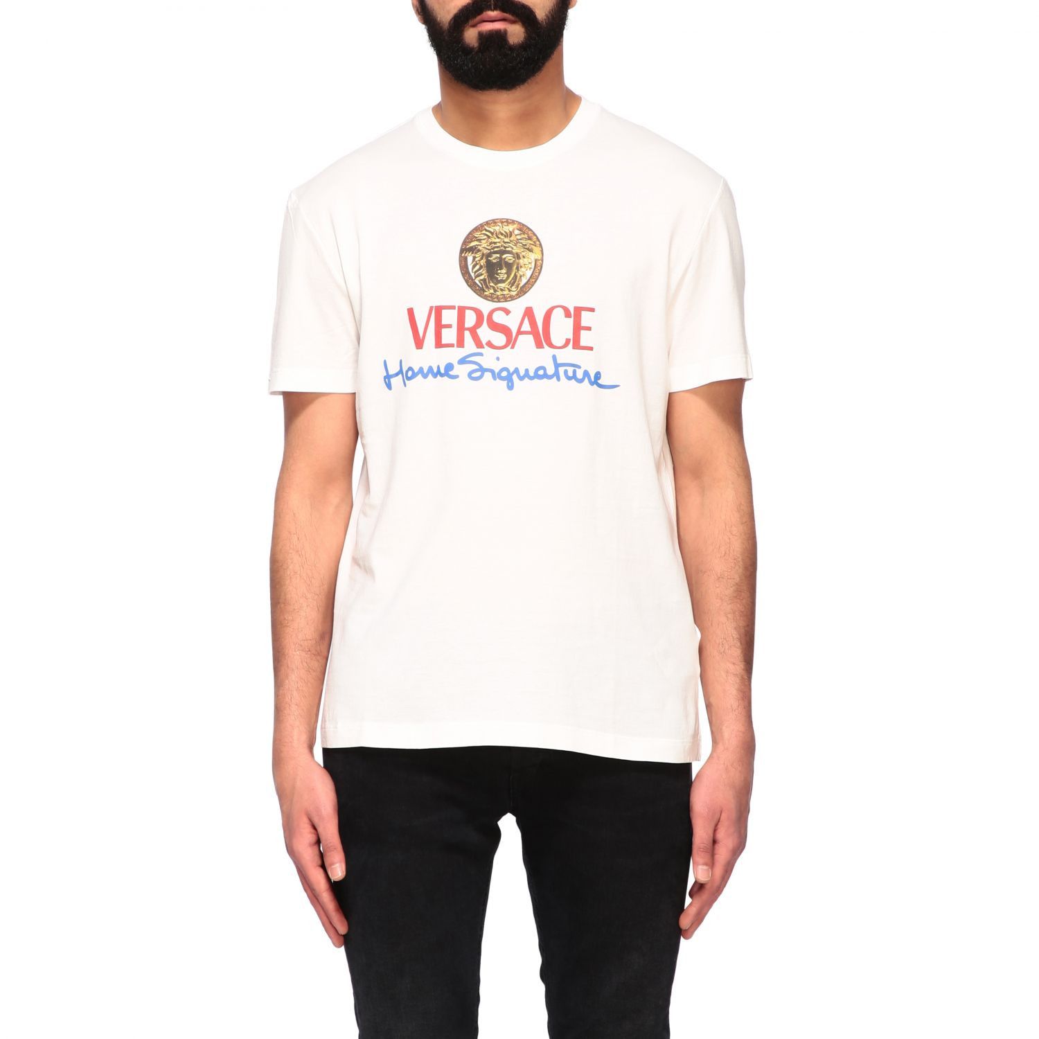 Versace new VERSACE RUNWAY T-shrit for Men XXL but fits like L or XL Size US XL / EU 56 / 4 - 2 Thumbnail