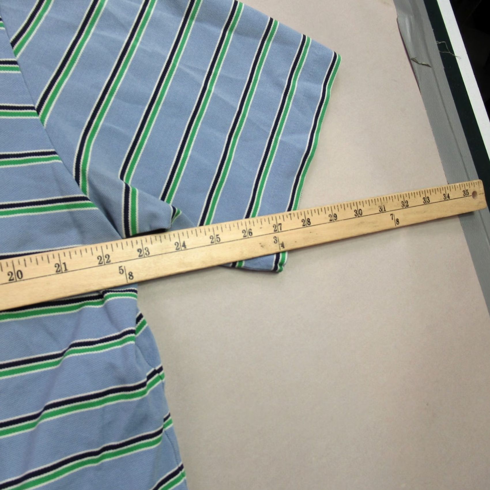 Polo Ralph Lauren Polo Ralph Lauren Shirt Mens XL Polo Short Sleeve Stripes Casual Blue Polo Golf Shirt Size US XL / EU 56 / 4 - 7 Thumbnail