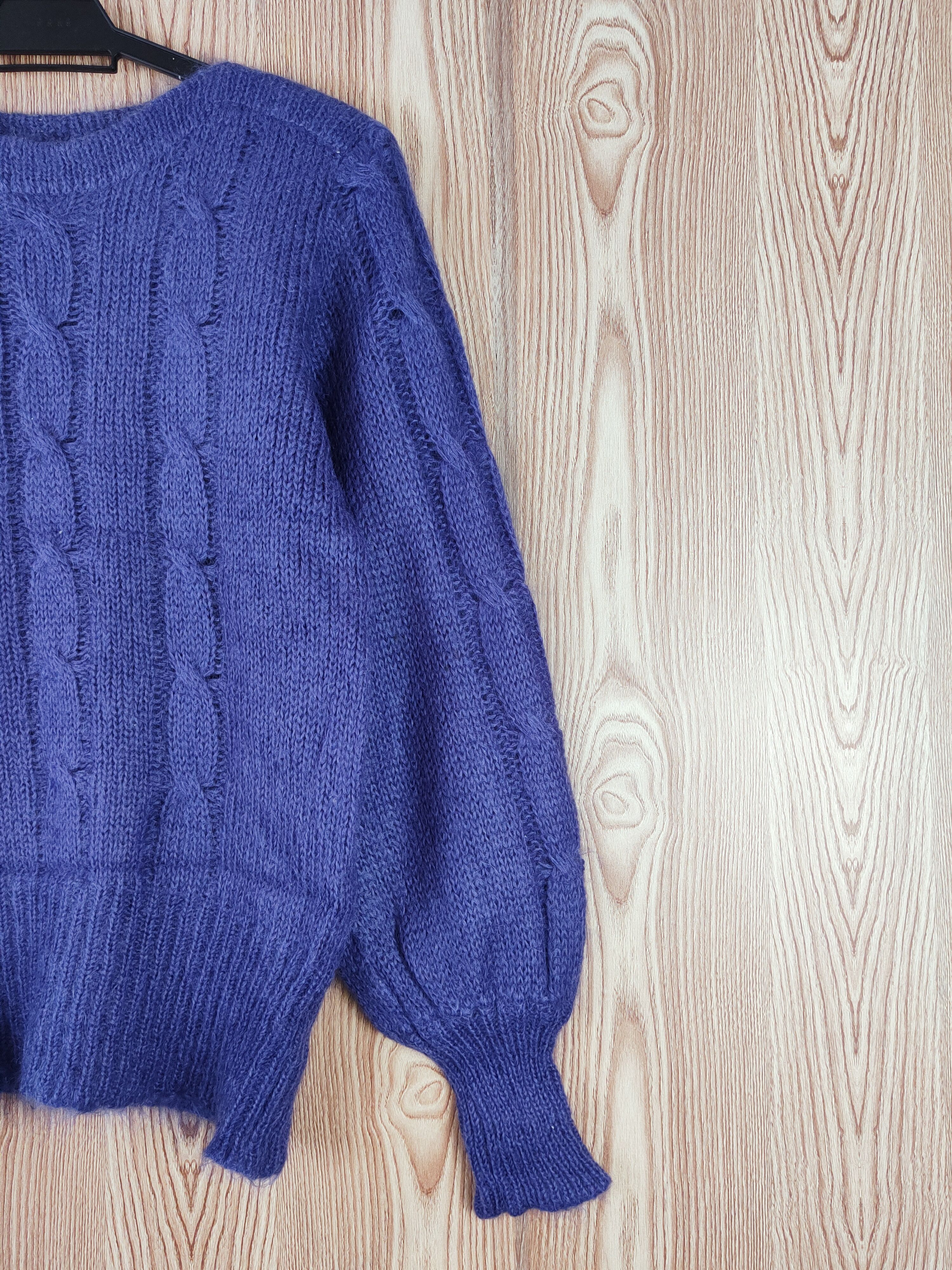 Japanese Brand Clibon Purple Knitwear Sweatshirts #W553 Size US M / EU 48-50 / 2 - 5 Thumbnail