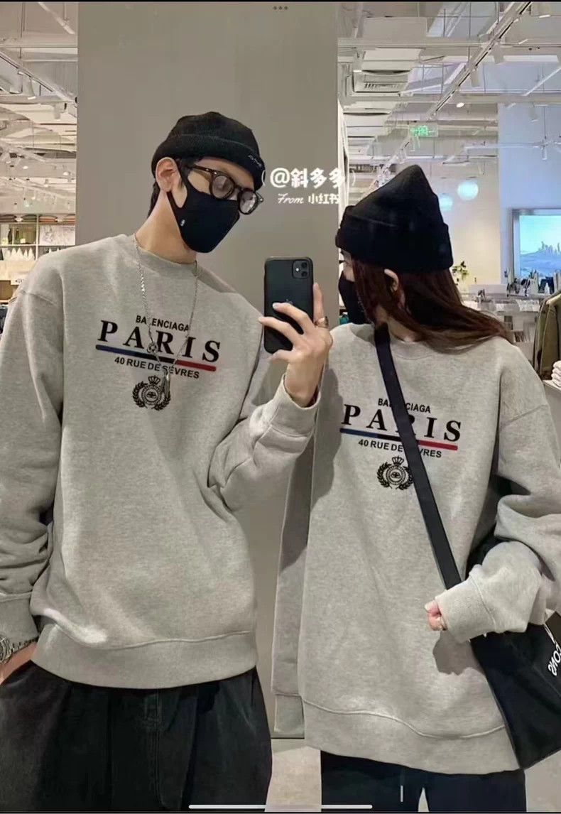 Balenciaga Balenciaga Gray Wheat Crown Sweater Size US XS / EU 42 / 0 - 4 Thumbnail