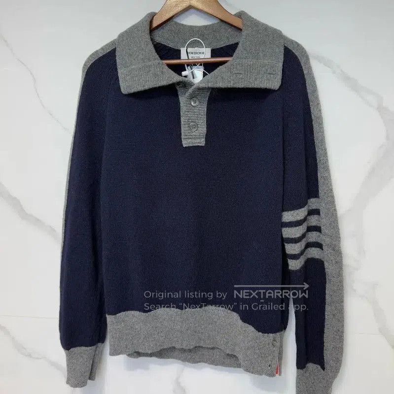 Thom Browne Thom Browne Men's Wool Pullover Sweater . Size US M / EU 48-50 / 2 - 1 Thumbnail