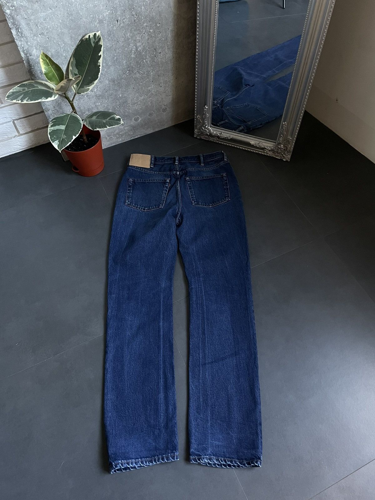 Acne Studios Acne Studios Bla Konst Log Dark Blue Jeans Y2K Size US 28 / EU 44 - 6 Thumbnail