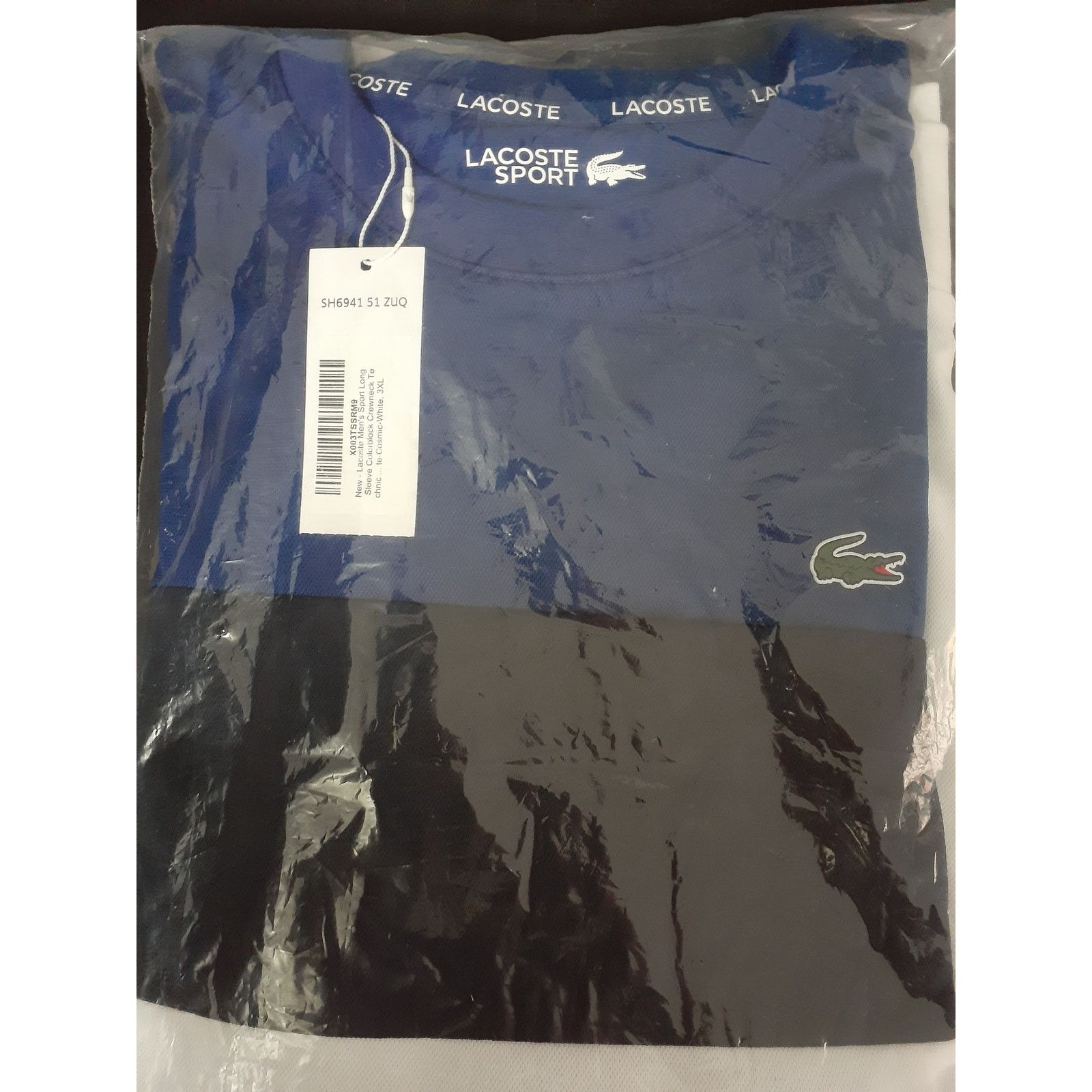 Lacoste Lacoste Men's Sport Long Sleeve Crewneck Sweatshirt 3XL Size US XXL / EU 58 / 5 - 2 Thumbnail
