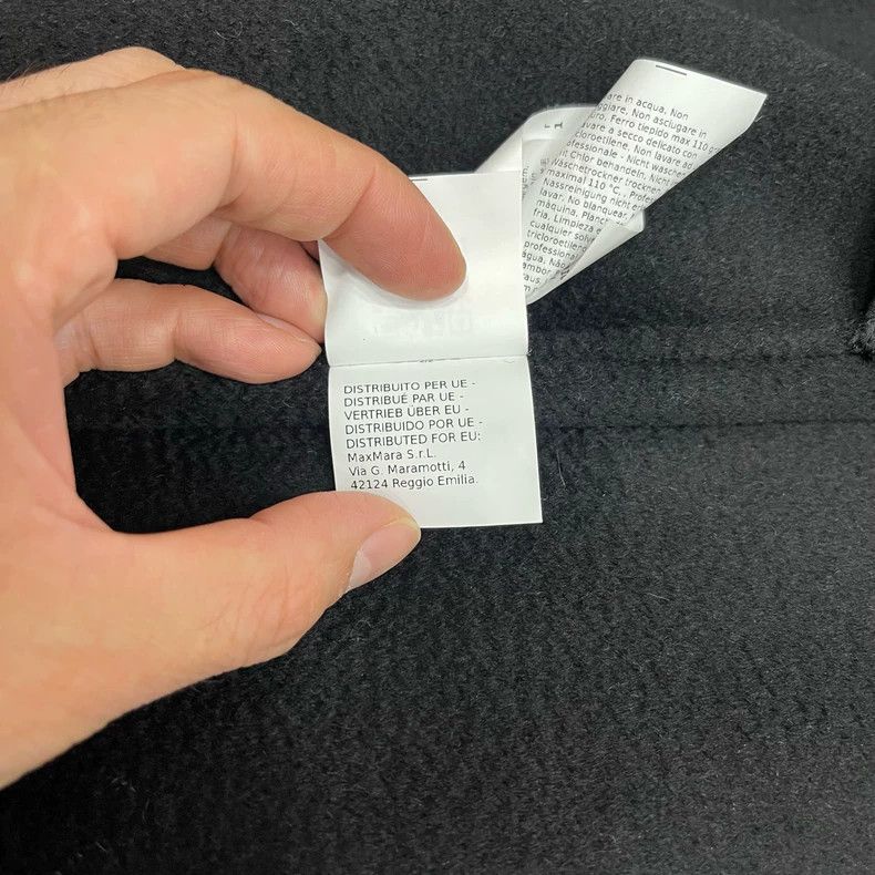 Max Mara Max Mara Black double-breasted cashmere caban coat Size S / US 4 / IT 40 - 8 Thumbnail