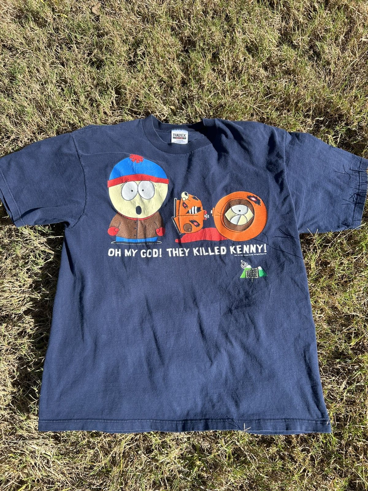 Tultex Vintage 1990s South Park T Shirt Oh My God They Killed Kenny Size US XL / EU 56 / 4 - 1 Thumbnail