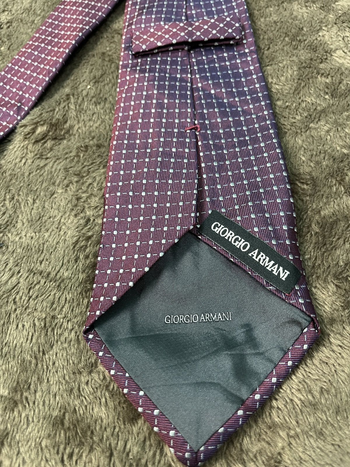 Giorgio Armani × Vintage Giorgio Armani Made in Italy Silk Necktie Size ONE SIZE - 4 Thumbnail
