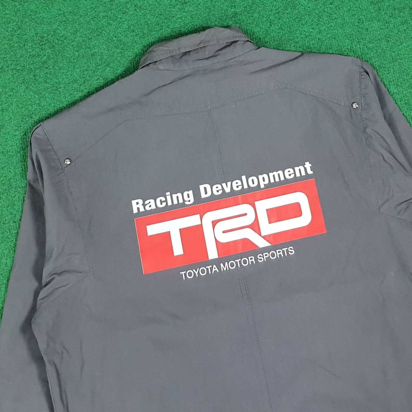 Japanese Brand Vintage TRD Toyota Racing Custom Logo Jacket C283N17 Size US M / EU 48-50 / 2 - 2 Thumbnail