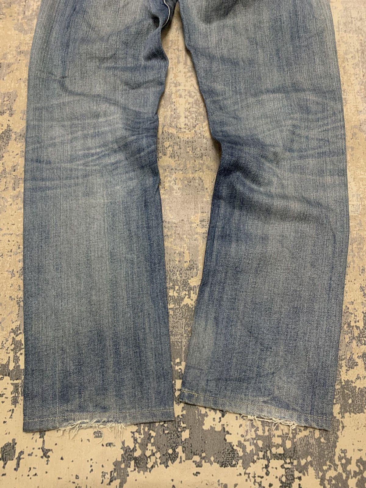 Japanese Brand Vintage Uniqlo Faded Blue Washed Denim W29x30 Size US 29 - 8 Thumbnail