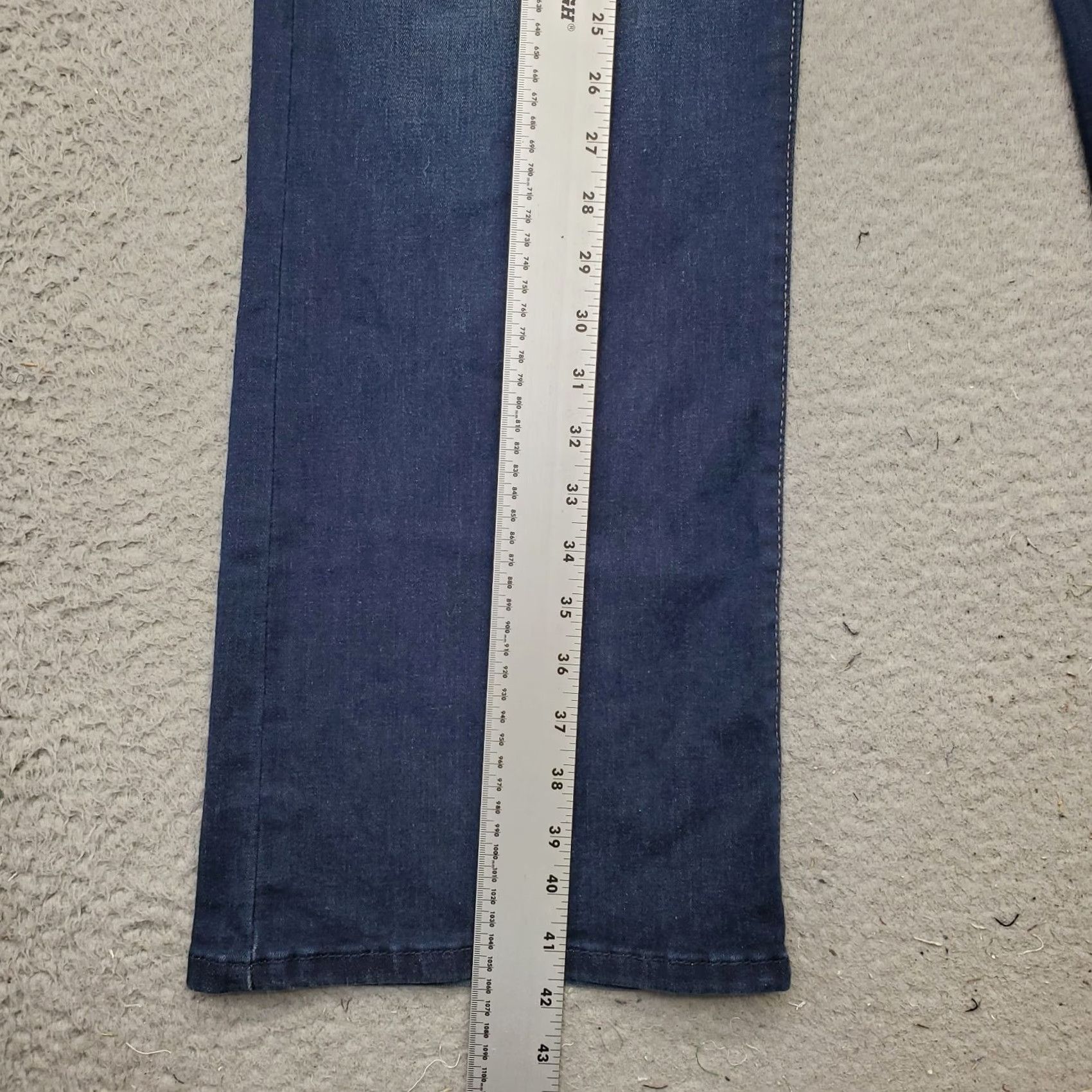 Levi's Levi's 512 Bootcut Jeans Womens Size 18M Blue Denim Cotton Slim Fit Dark Wash Jeans Size 40" / US 18 - 3 Thumbnail