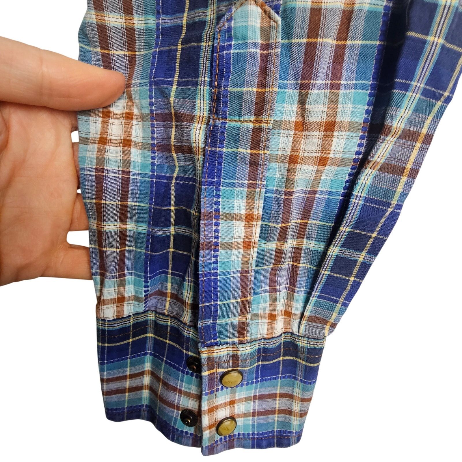 Wrangler Wrangler Retro Men Western Shirt Pliad Size L Country Cowboy Size US L / EU 52-54 / 3 - 4 Thumbnail