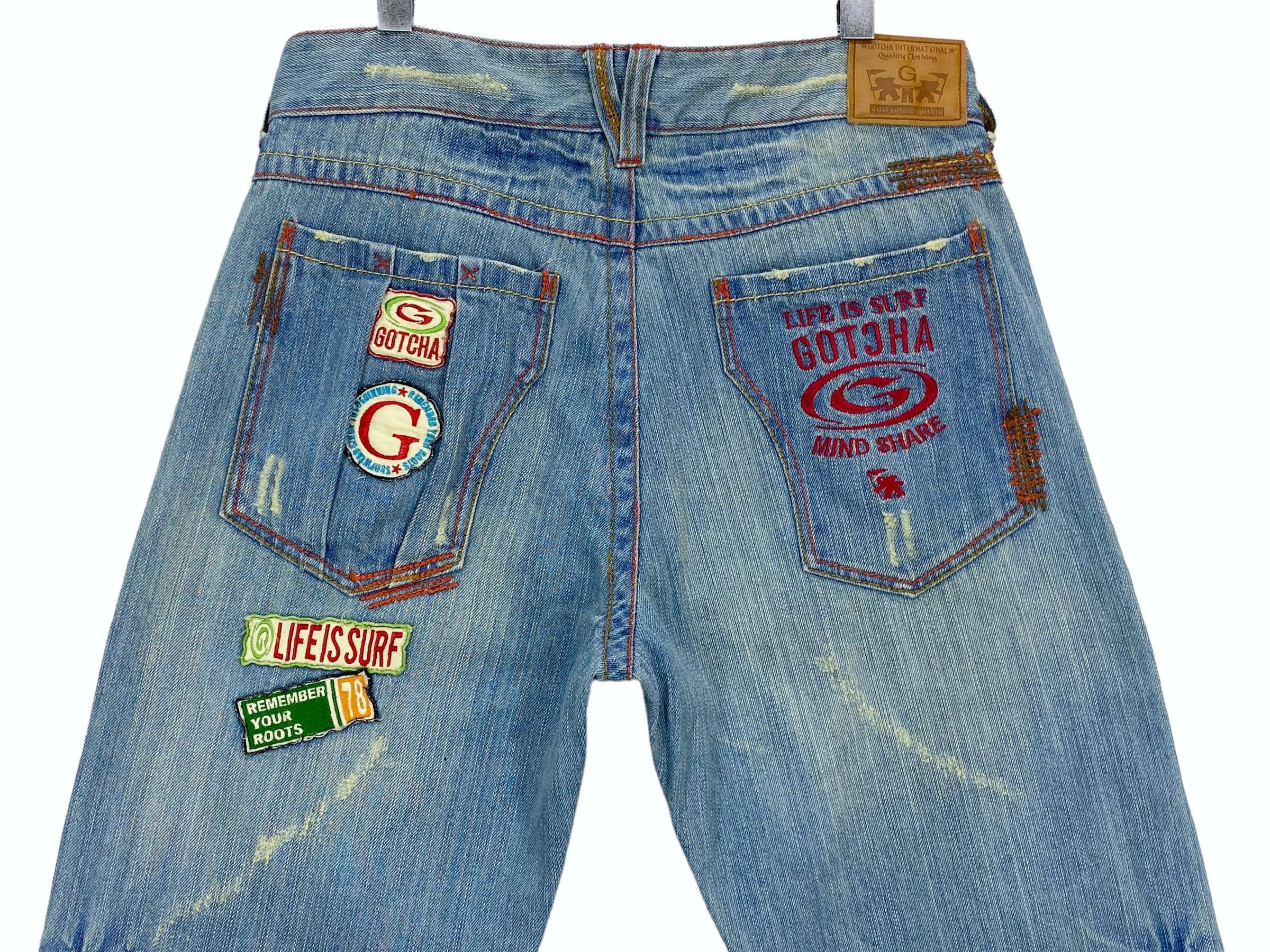 Gotcha × Japanese Brand Gotcha Jeans Gotcha Hip Hop Surf Pants Size US 32 / EU 48 - 6 Thumbnail