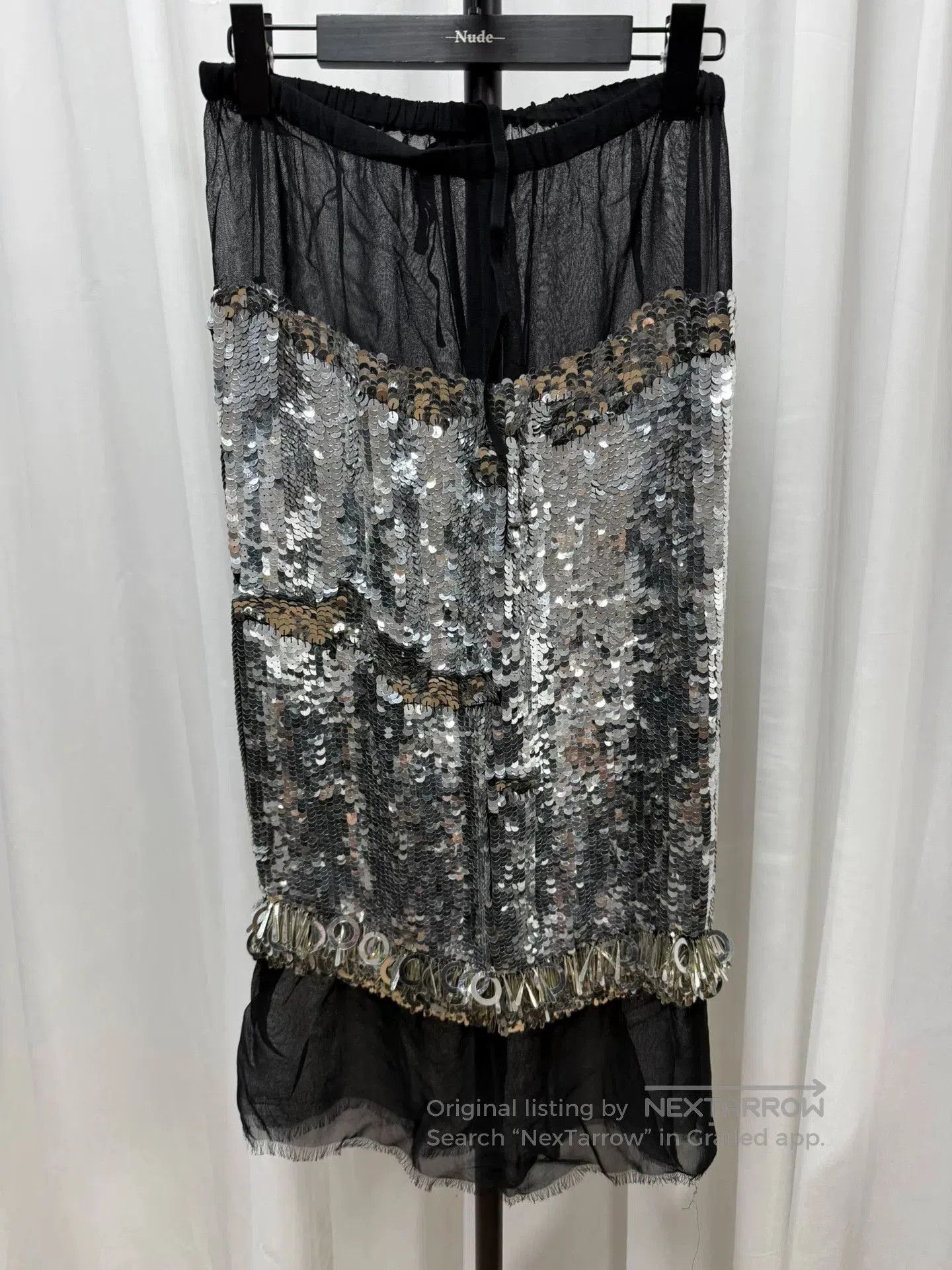 Dries Van Noten Dries Van Noten Sequin Skirt 34. Size 33" - 1 Thumbnail